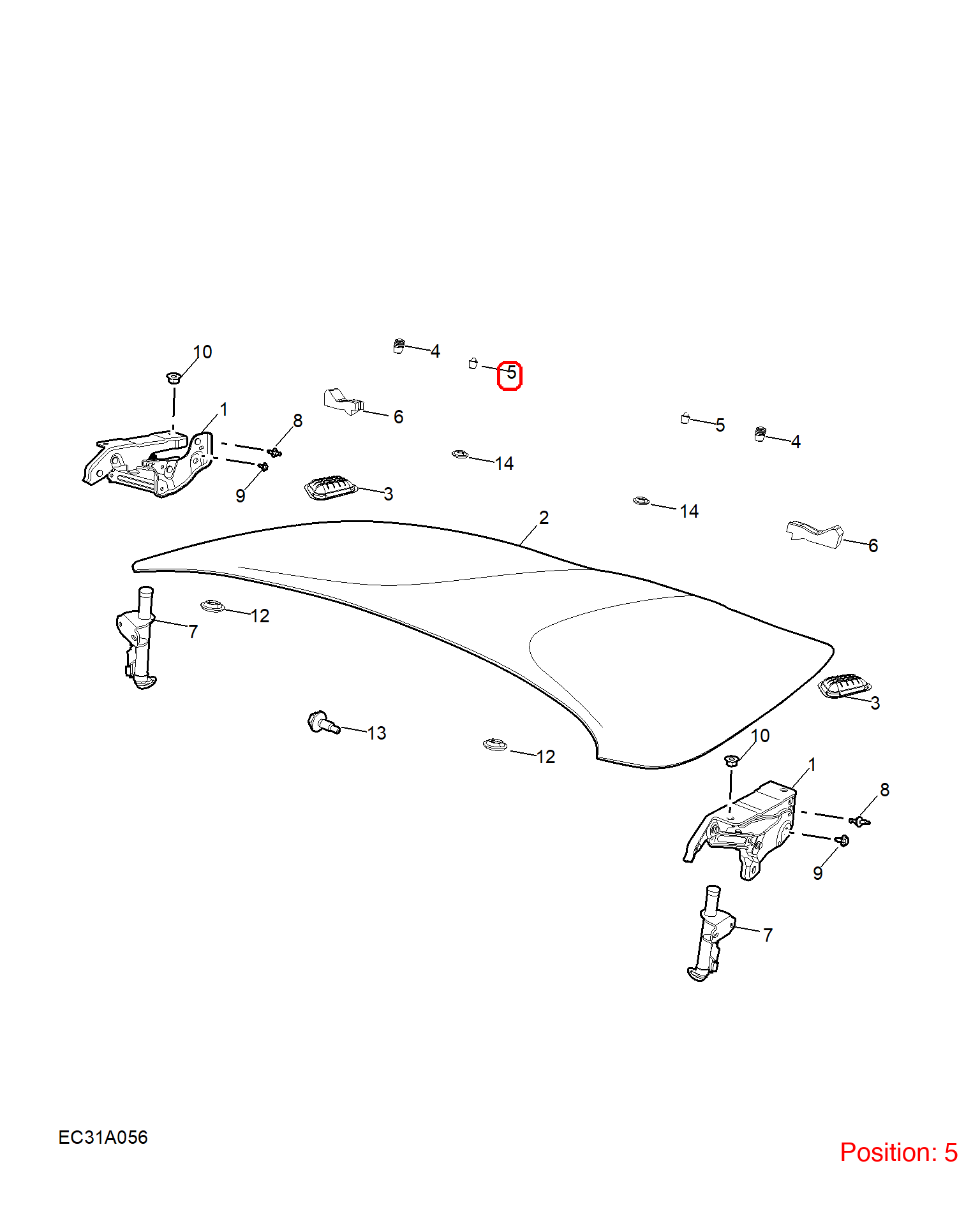 MG Rubber Mount OEM 10043284 FOR MG350 MG RX5 MG5 RX8 10043284-MG_OEM