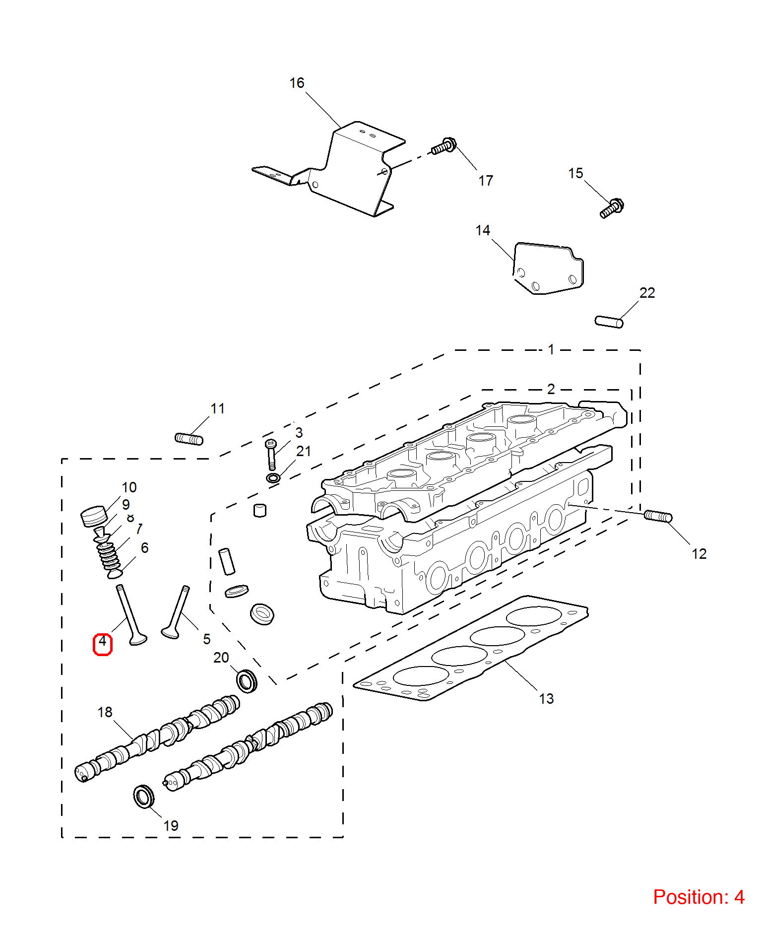 MG Valve OEM 10043520 FOR MG6 MG550 10043520-MG_OEM
