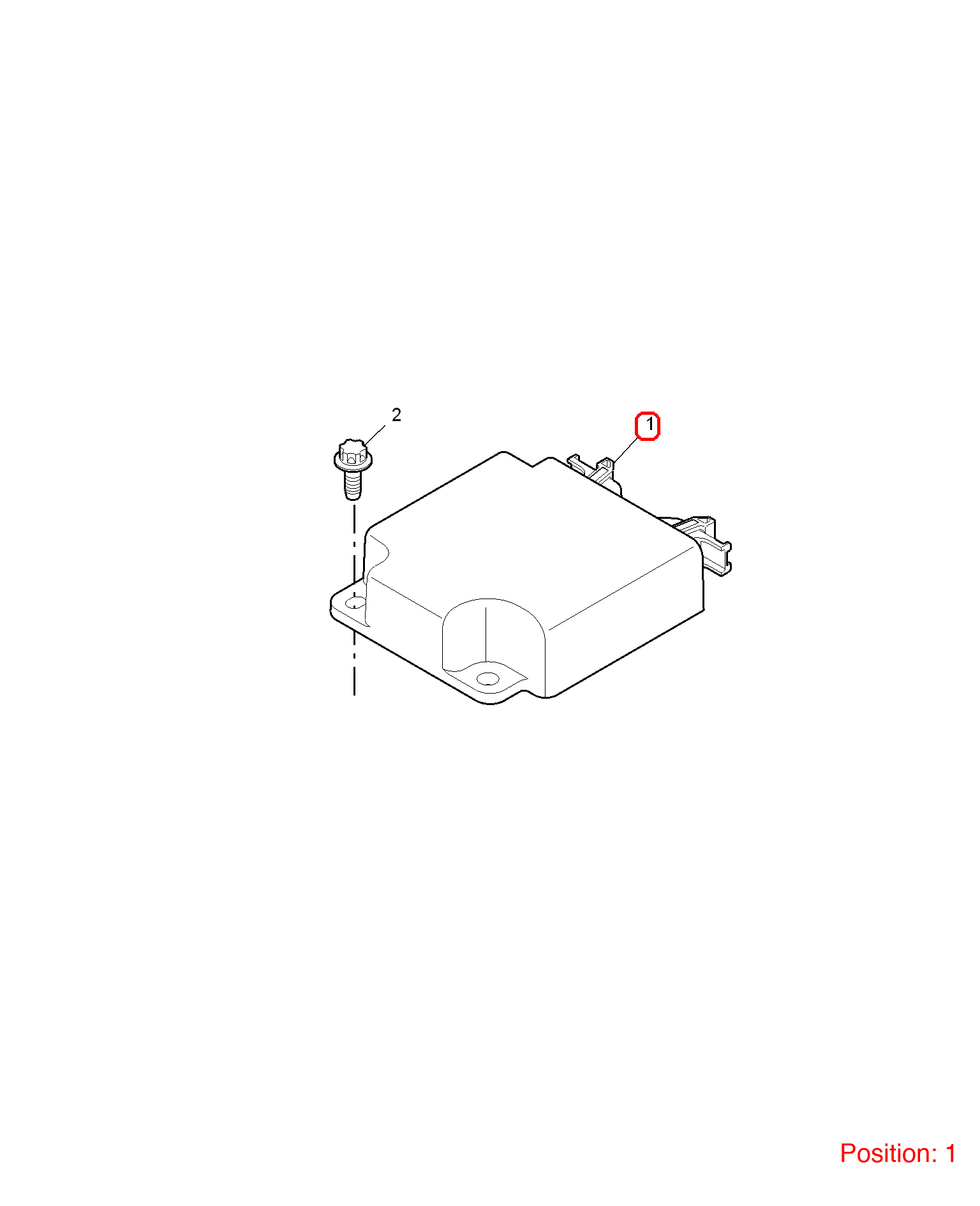 MG Airbag computer OEM 10043844 FOR MG6 MG550 10043844-MG_OEM