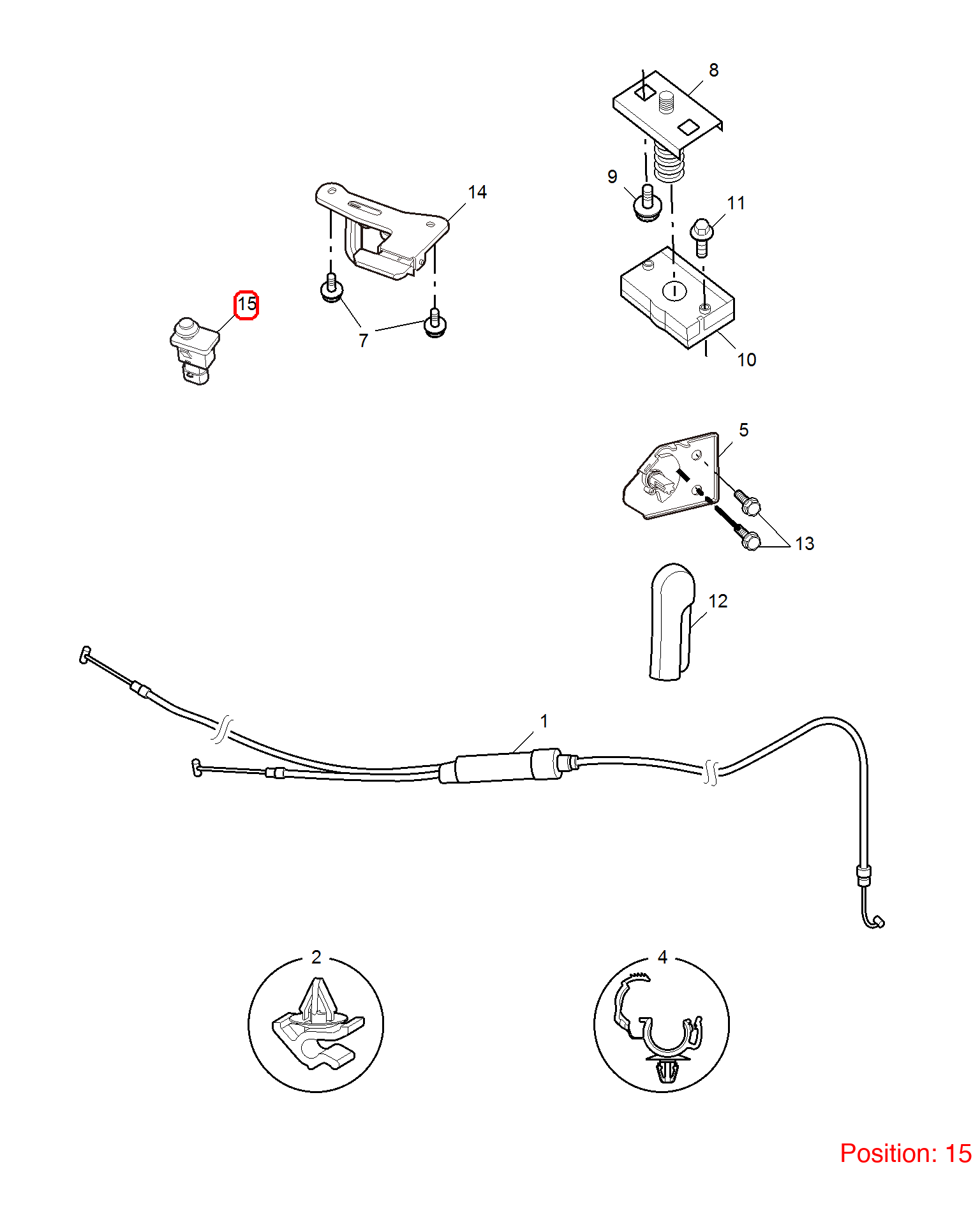 MG Hood switch OEM 10044595 FOR MG6 10044595-MG_OEM