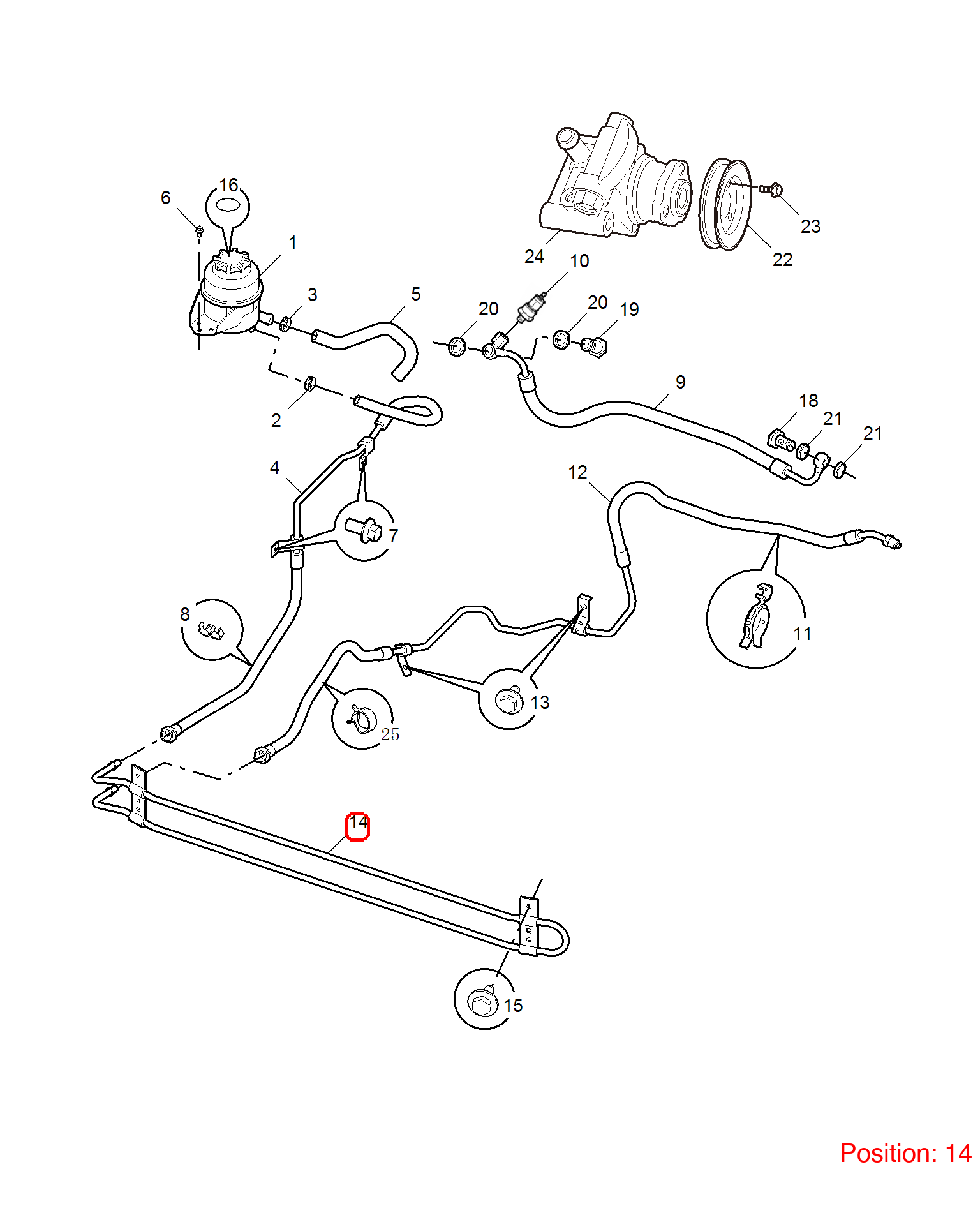 MG Steering oil radiator OEM 10044651 FOR MG6 10044651-MG_OEM
