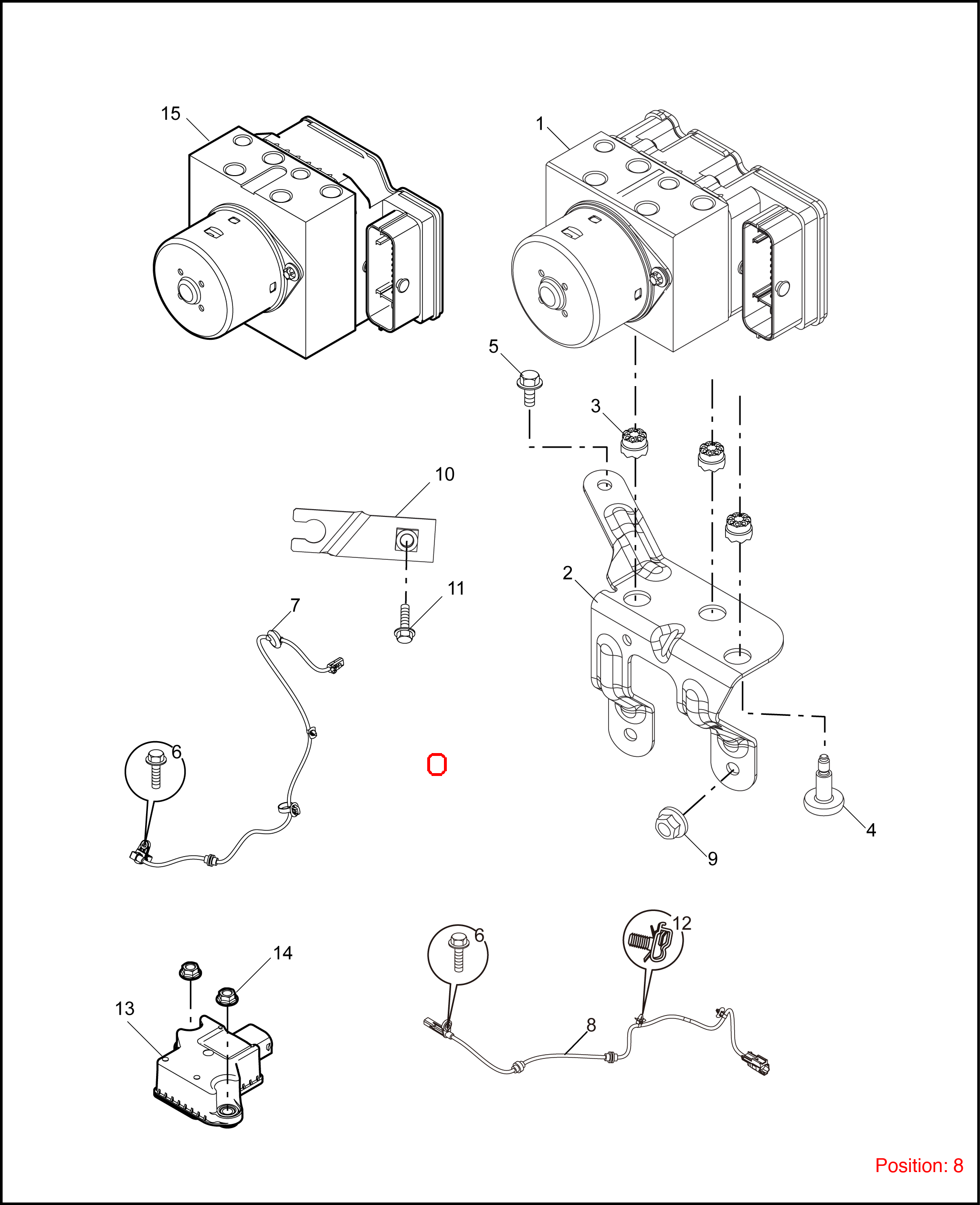 MG ABS sensor OEM 10044657 FOR MG350 MG5 10044657-MG_OEM