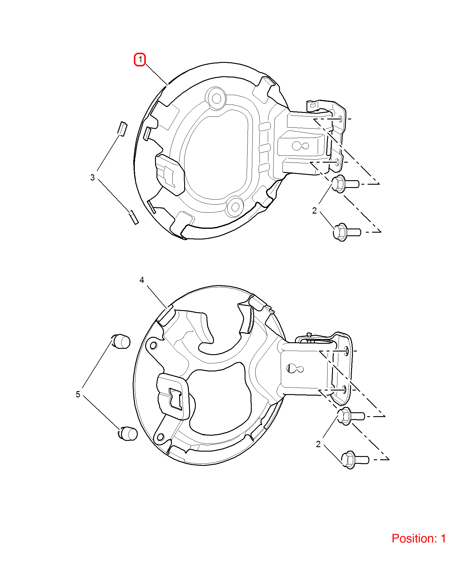 MG Fuel tank outer cover OEM 10044786 FOR MG350 10044786-MG_OEM