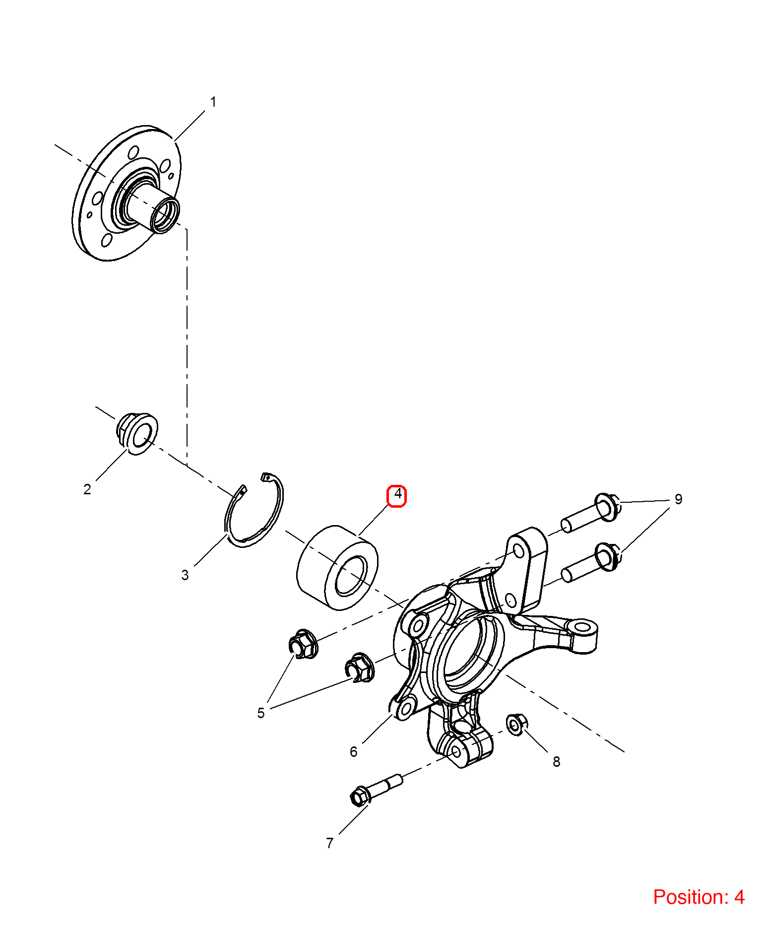 MG Wheel bearing OEM 10045299 FOR MG350 MG5 10045299-MG_OEM