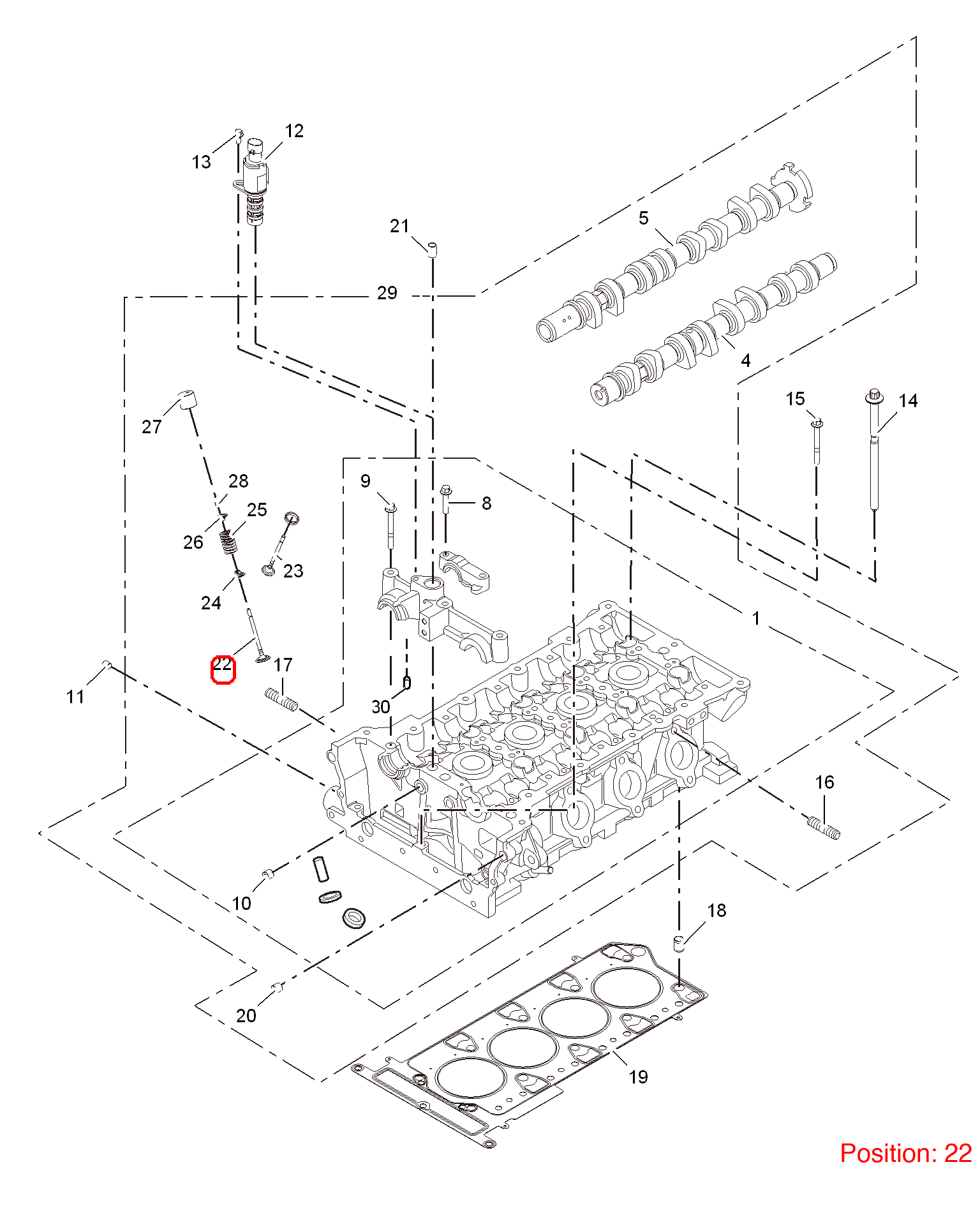 MG Valve OEM 10045425 FOR MG350 MG5 10045425-MG_OEM