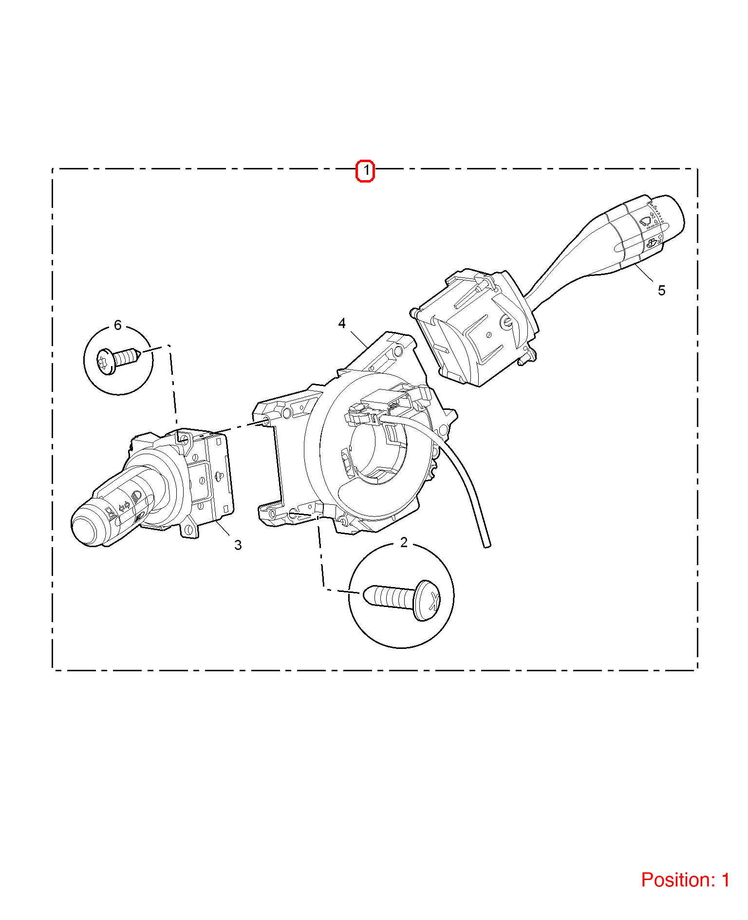 MG Steering column combination switch OEM 10046422 FOR MG6 MG550 10046422-MG_OEM