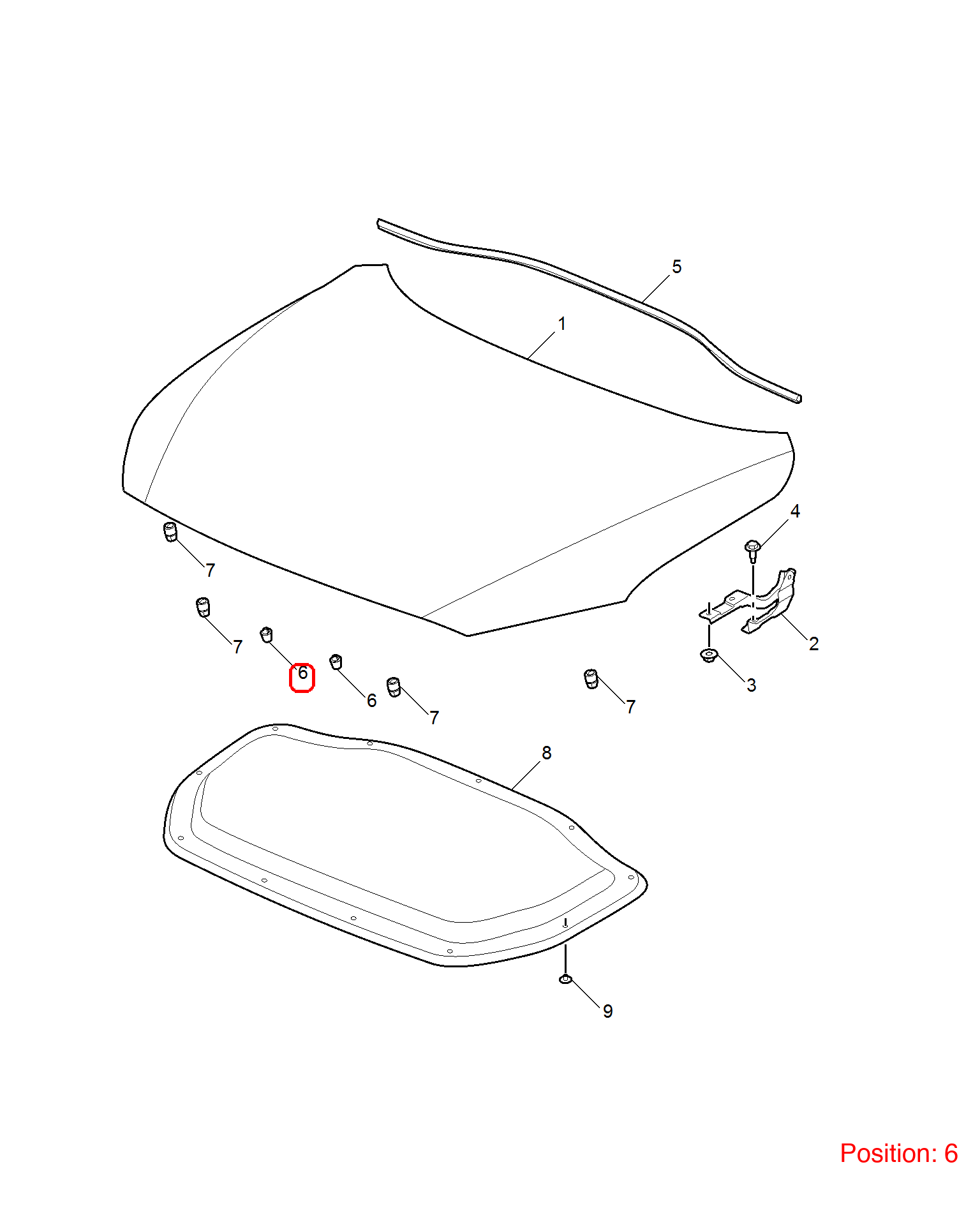 MG Rubber Mount OEM 10046792 FOR MG MG5 10046792-MG_OEM