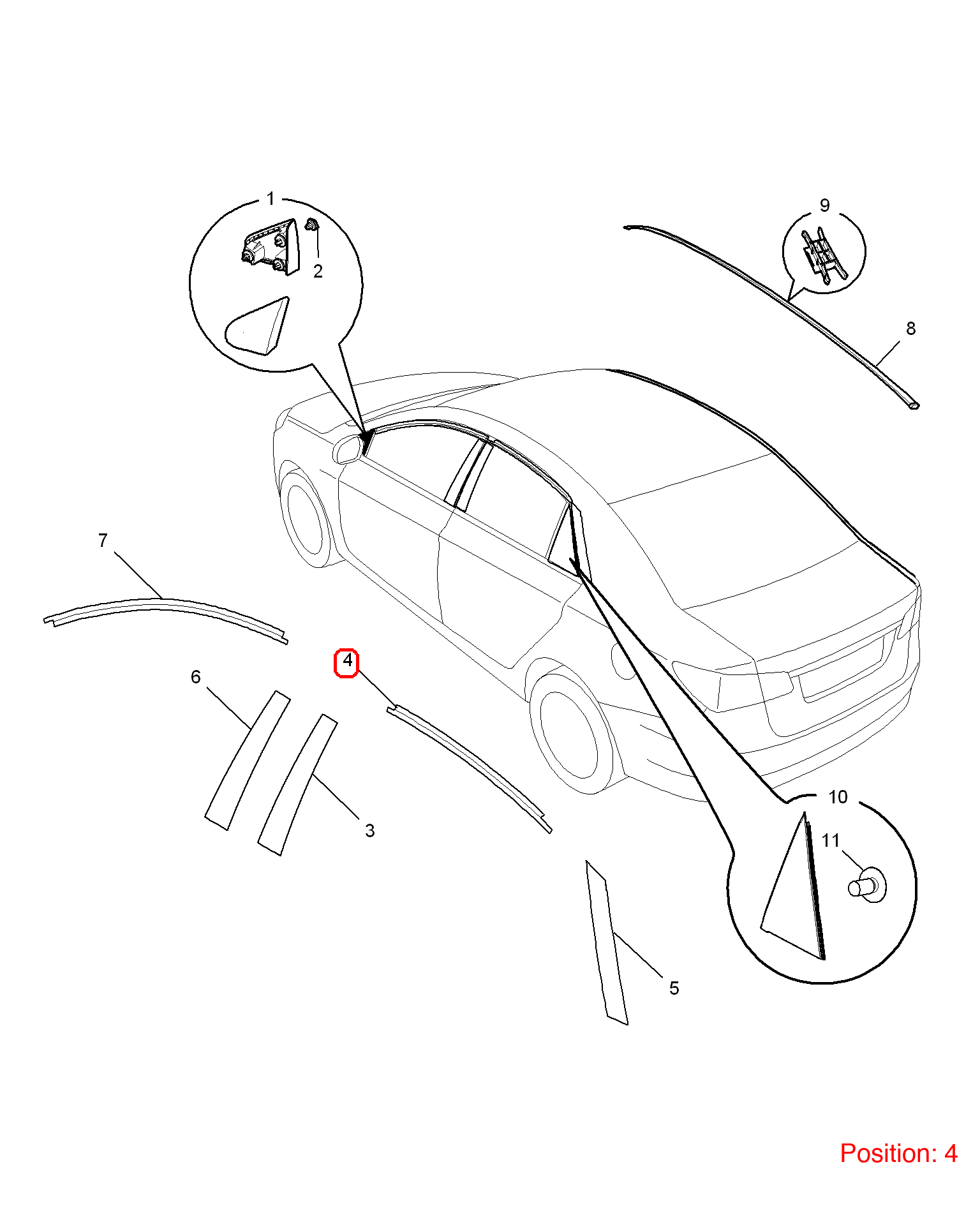 MG Door sticker OEM 10051716 FOR MG350 10051716-MG_OEM