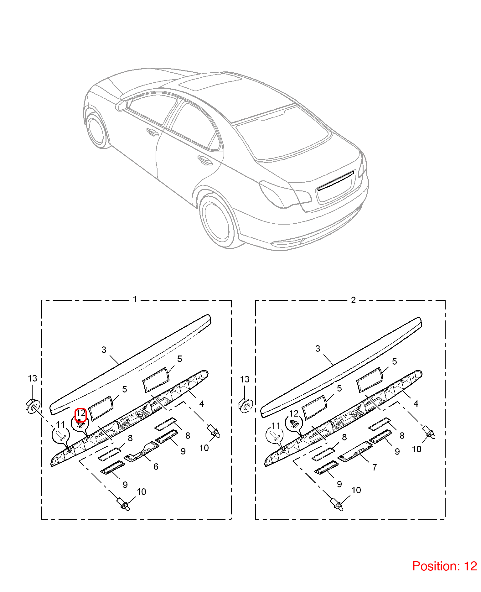 MG Buckle OEM 10053089 FOR MG6 10053089-MG_OEM