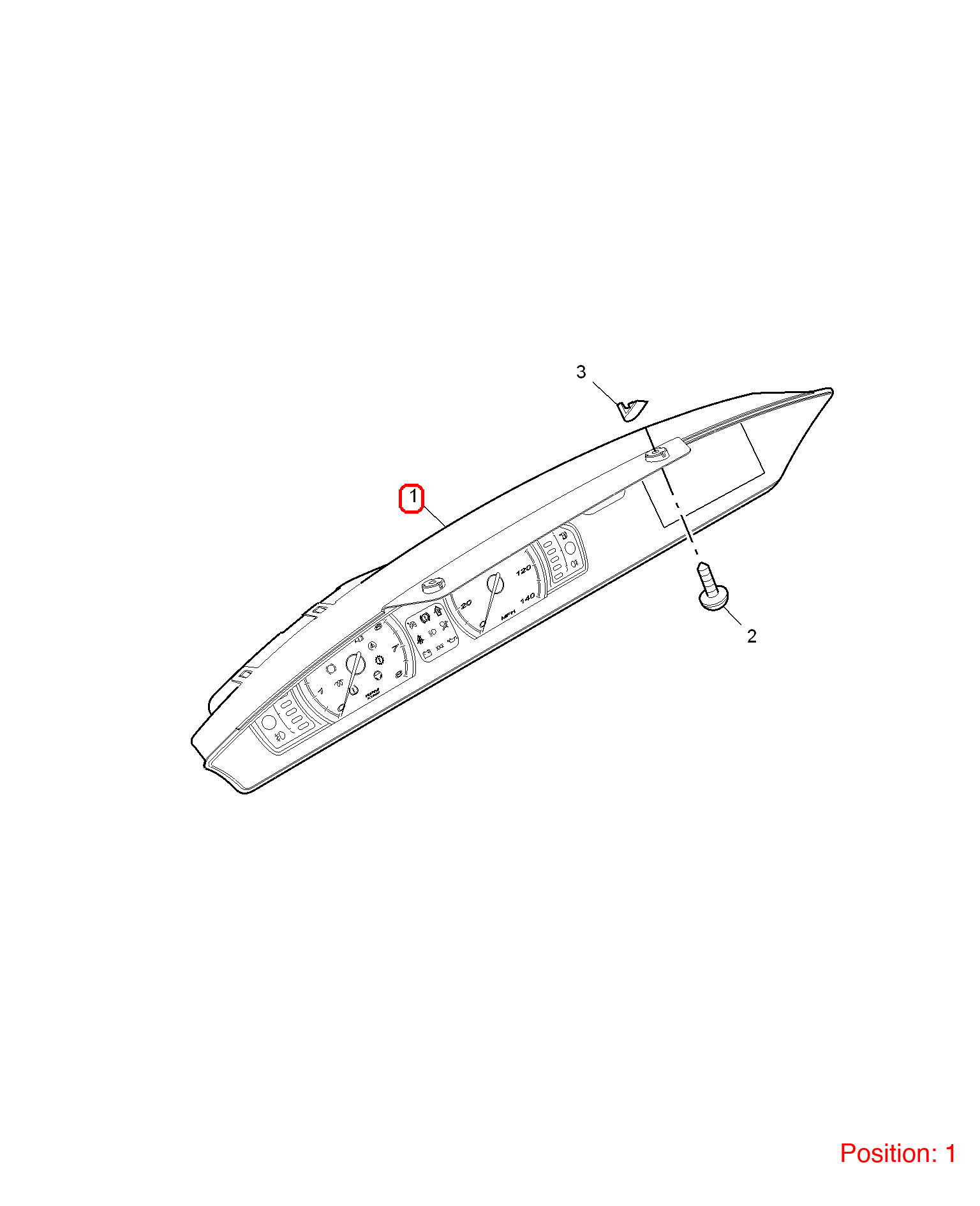 MG Combination instrument assembly OEM 10055655 FOR MG6 10055655-MG_OEM