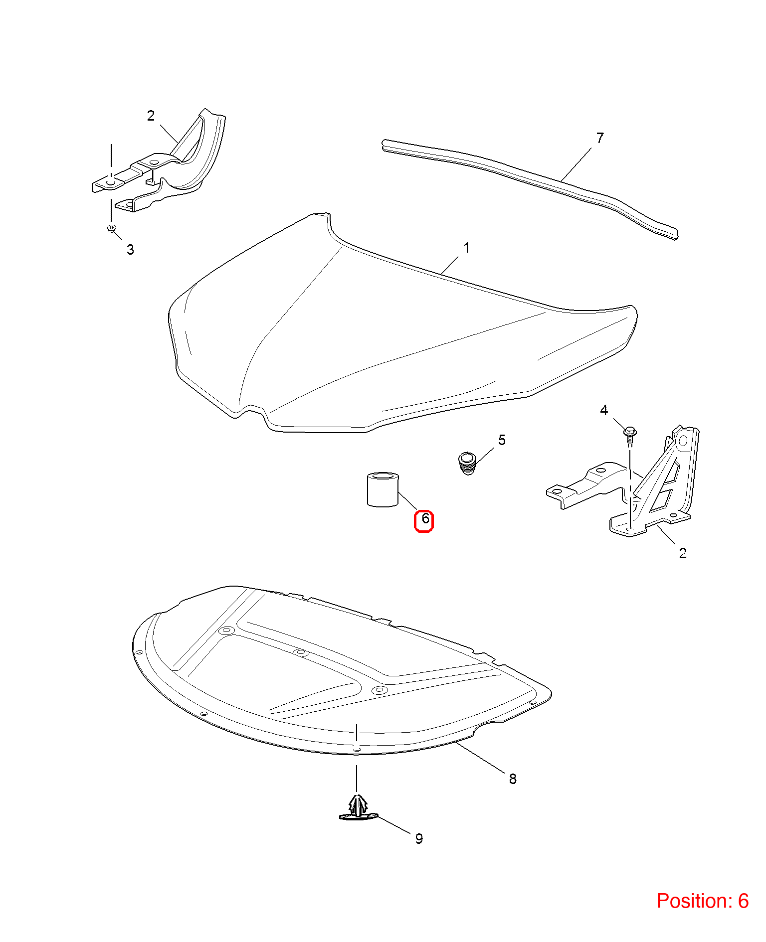 MG Rubber Mount OEM 10056627 FOR MG3 MG RX5 10056627-MG_OEM
