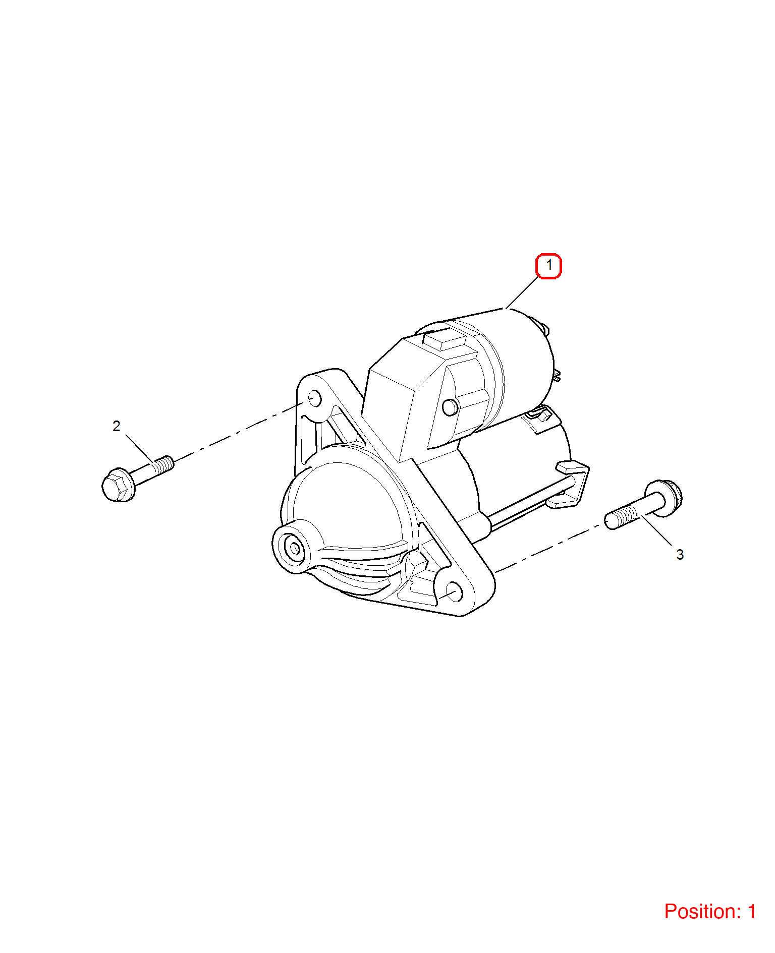 MG Starter motor OEM 10058622 FOR MG5 MG350 10058622-MG_OEM