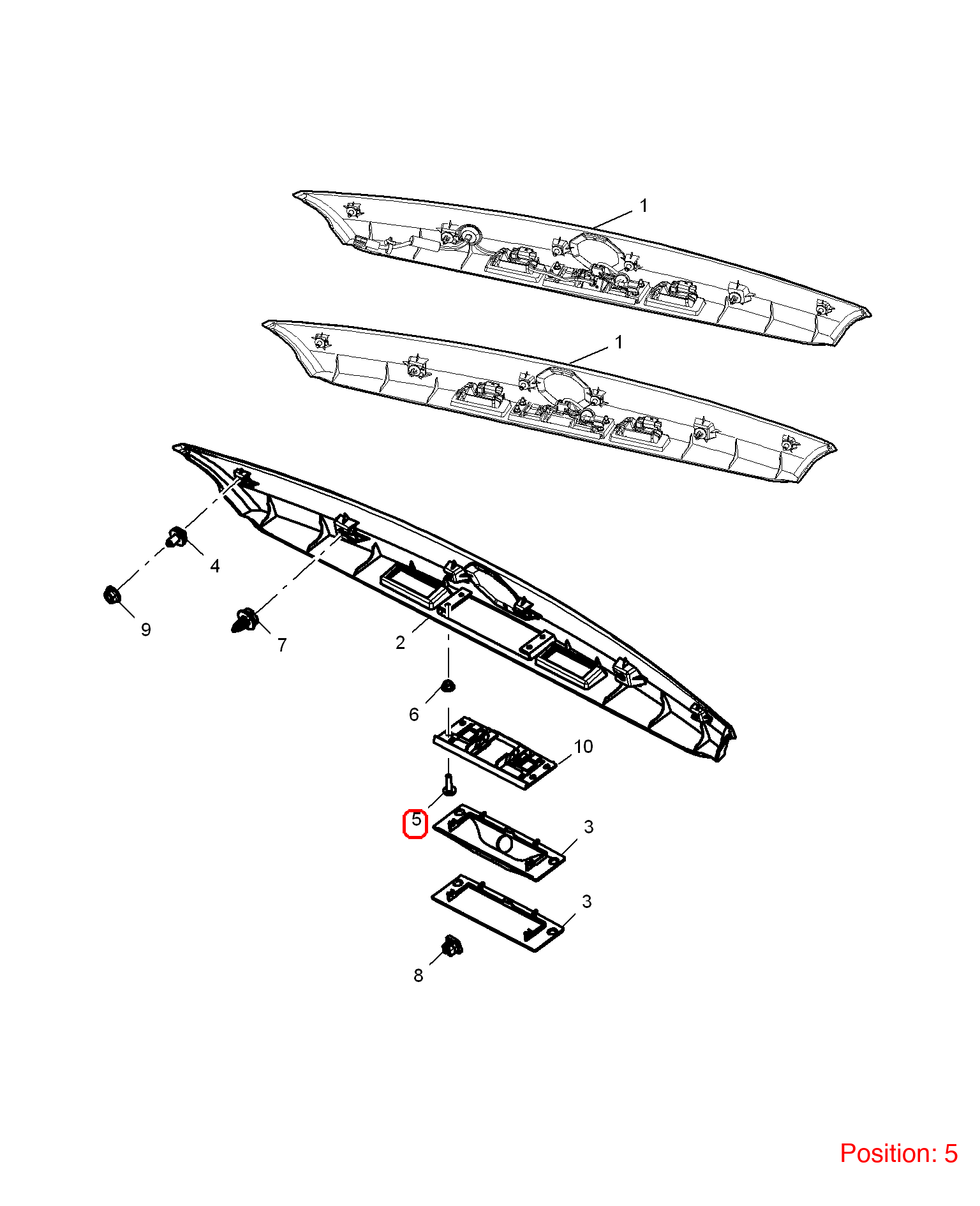 MG Screw OEM 10059339 FOR MG5 10059339-MG_OEM