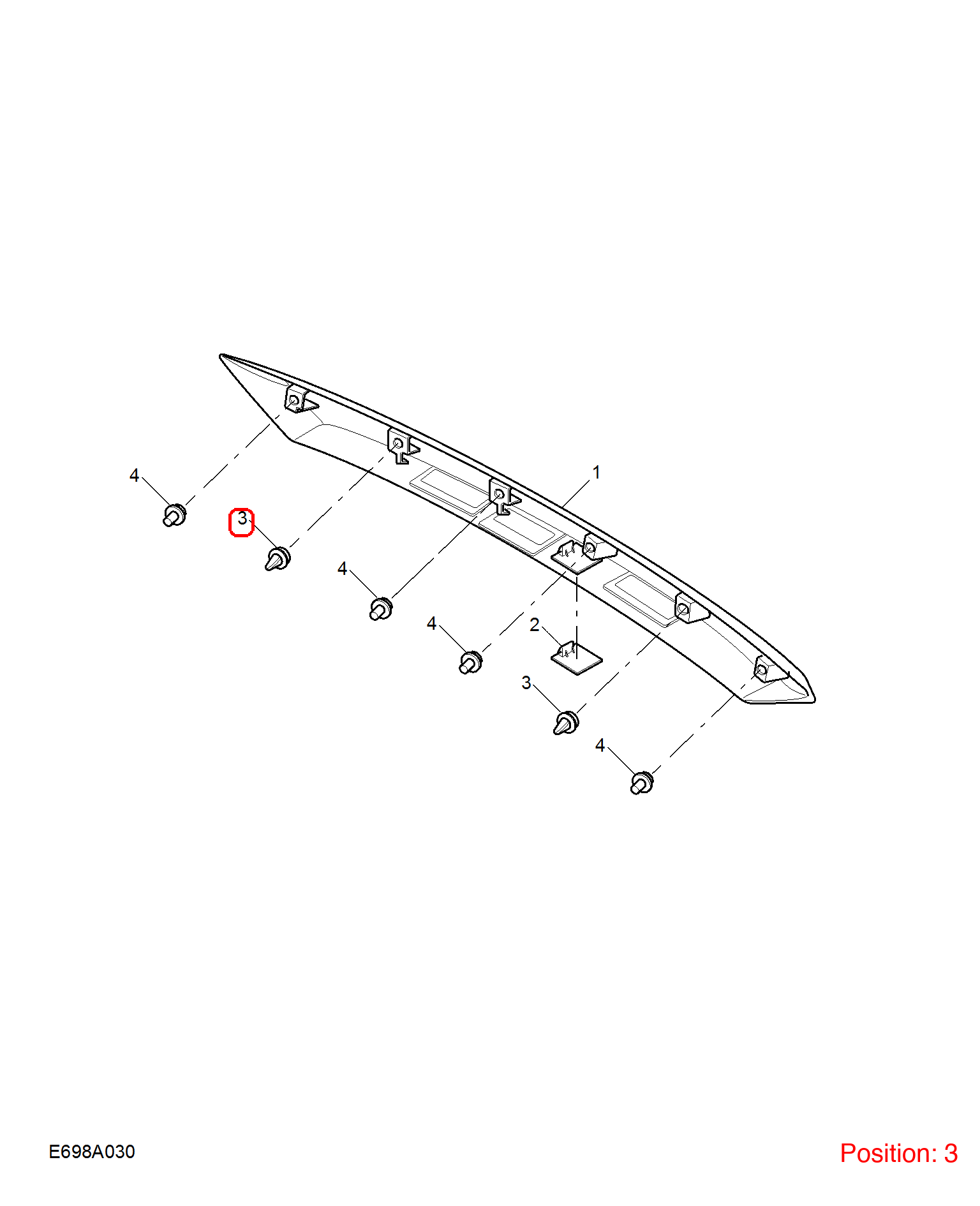 MG Buckle OEM 10059420 FOR MG5 10059420-MG_OEM