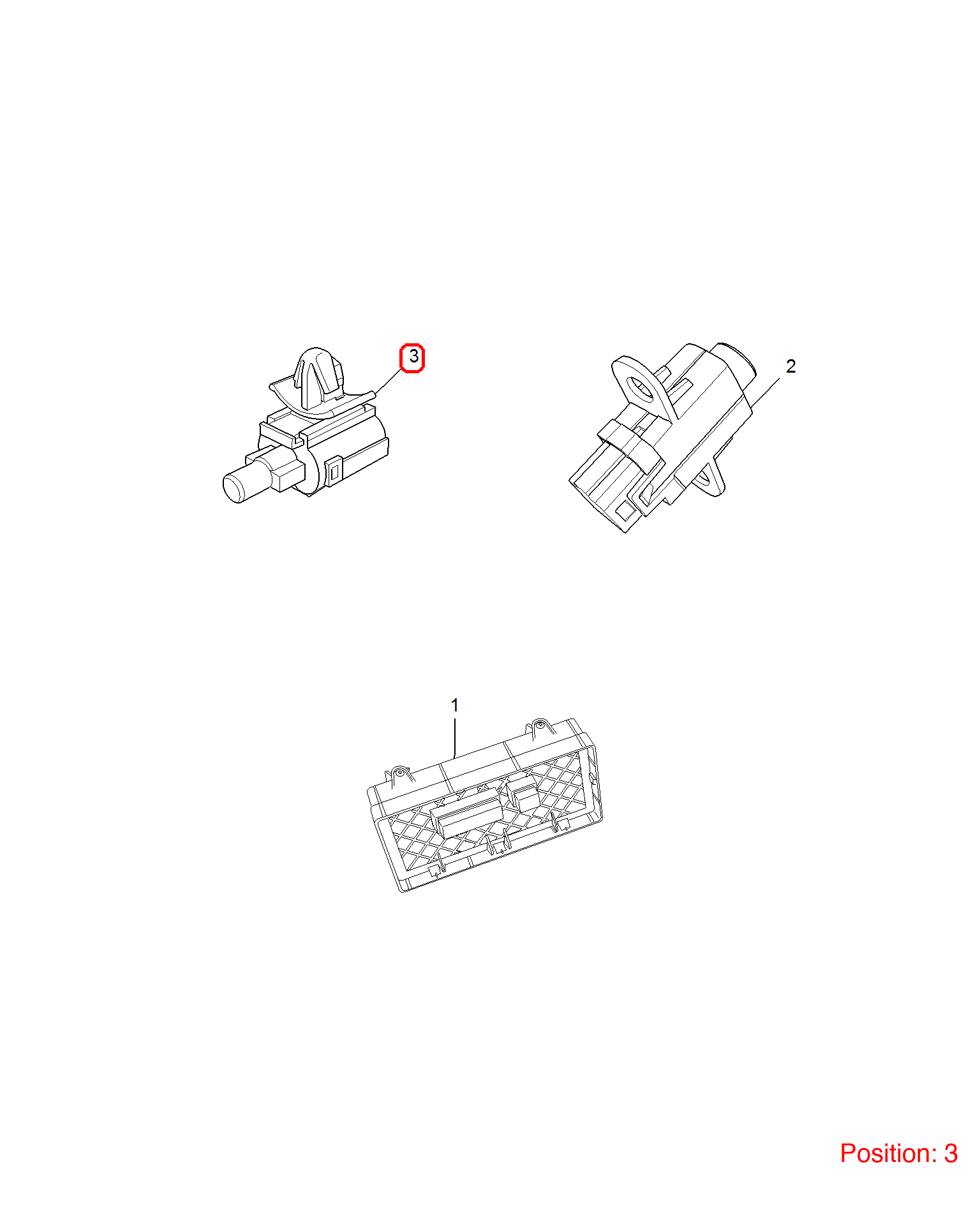 MG Temperature sensor OEM 10062592 FOR MG 10062592-MG_OEM