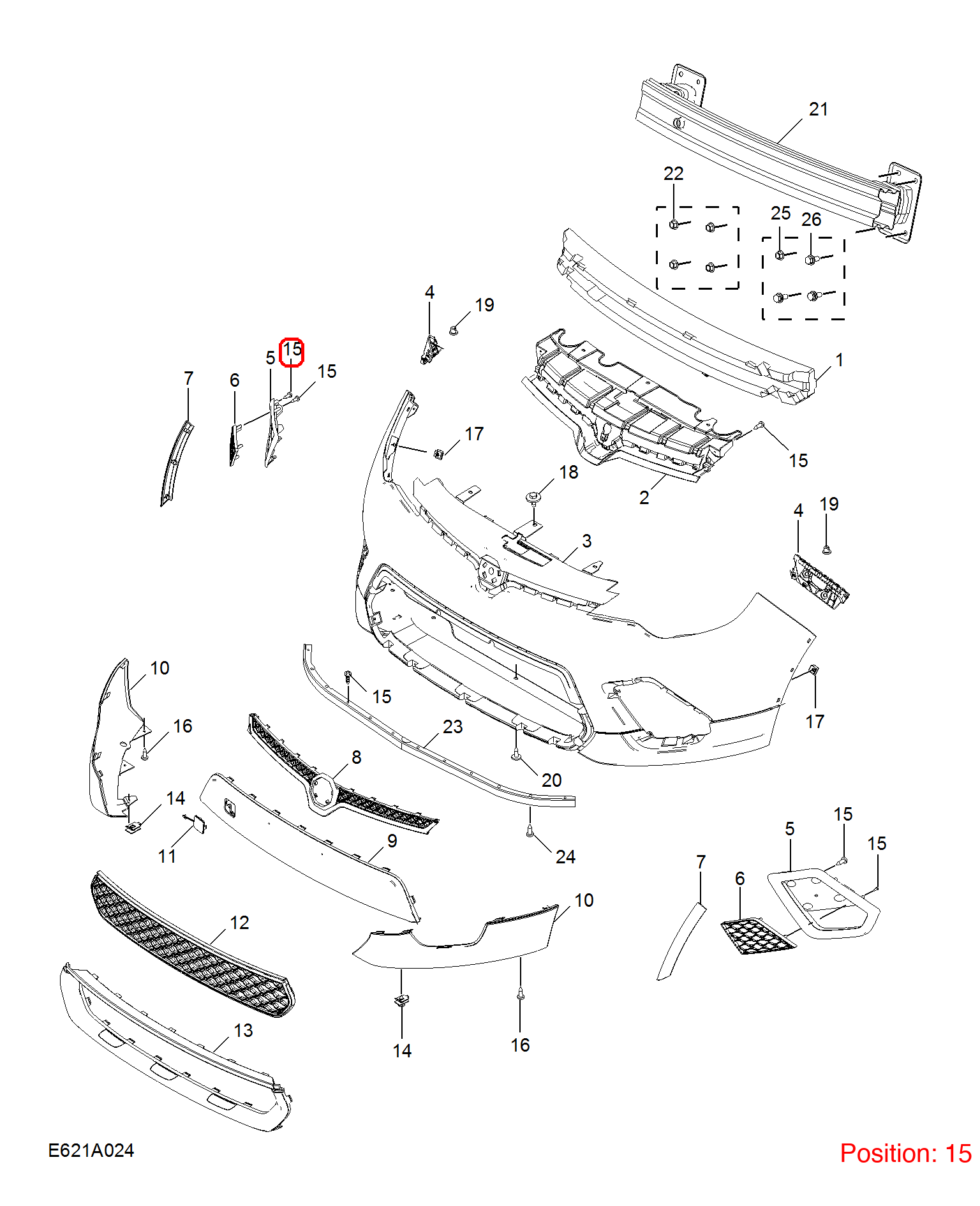 MG Screw OEM 10063119 FOR MG3 MG 10063119-MG_OEM
