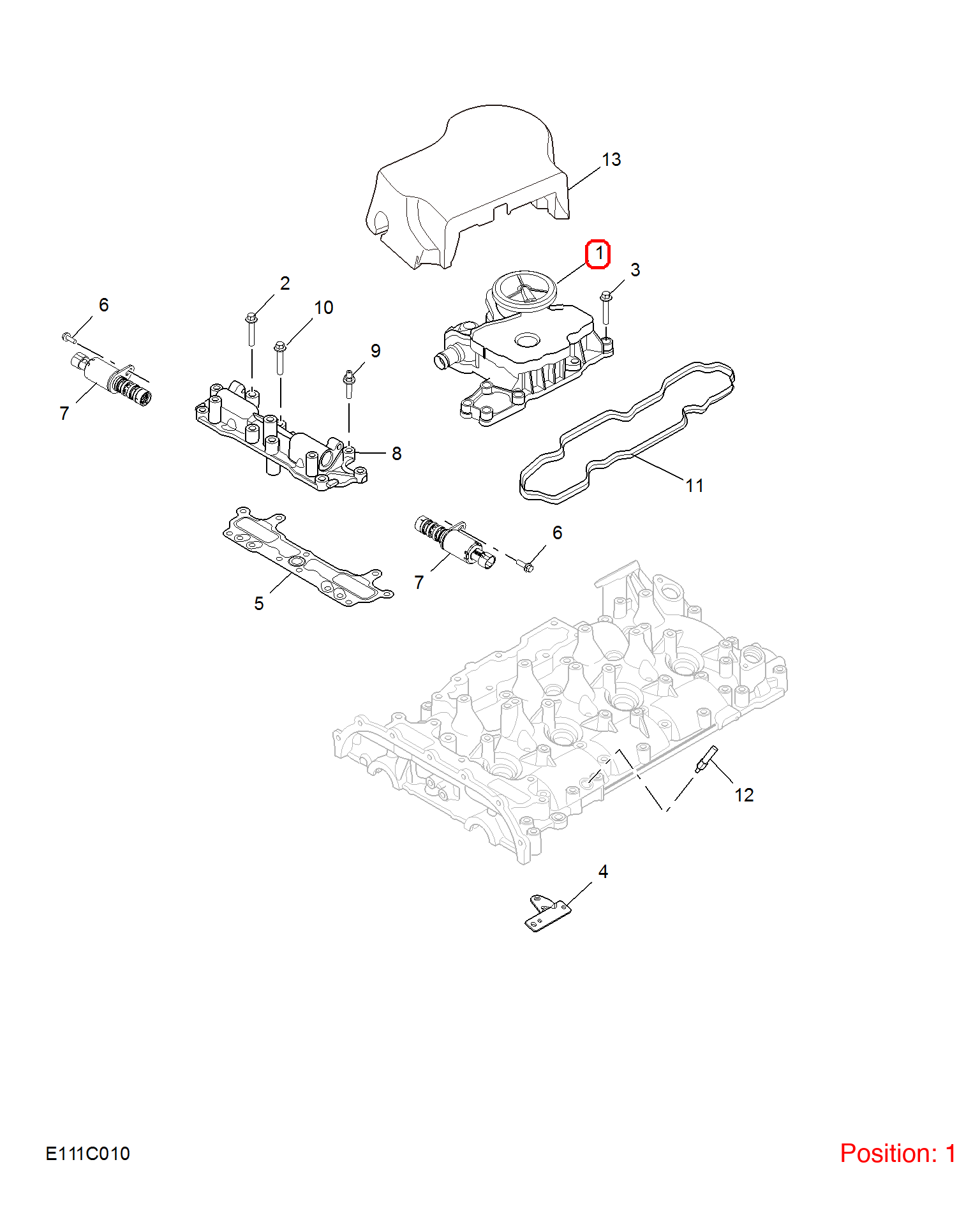 MG Air Oil Separator OEM 10063519 FOR MG RX5 RX8 10063519-MG_OEM