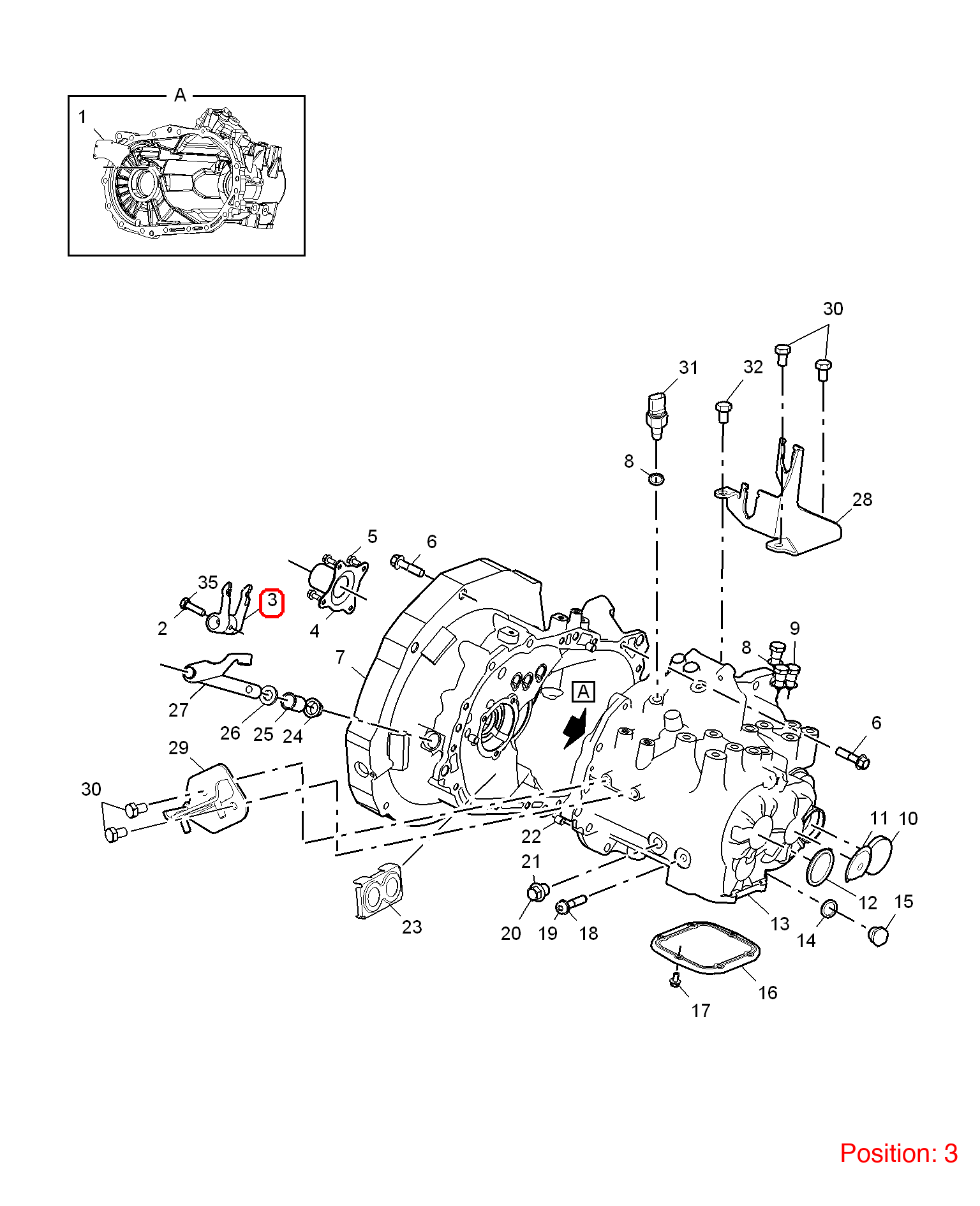 MG Clutch release fork OEM 10066529 FOR MG350 10066529-MG_OEM