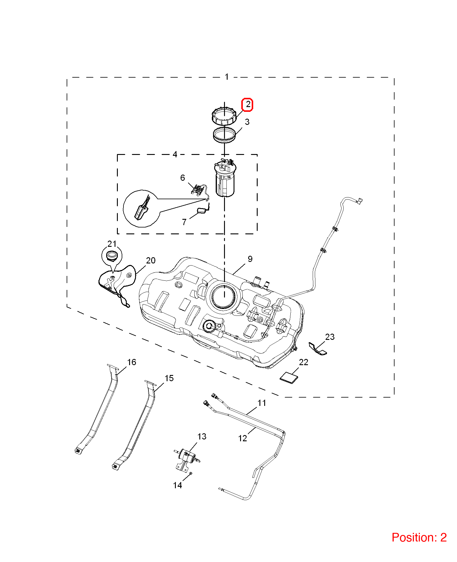 MG Fuel pump seal cover OEM 10066996 FOR MG RX5 10066996-MG_OEM