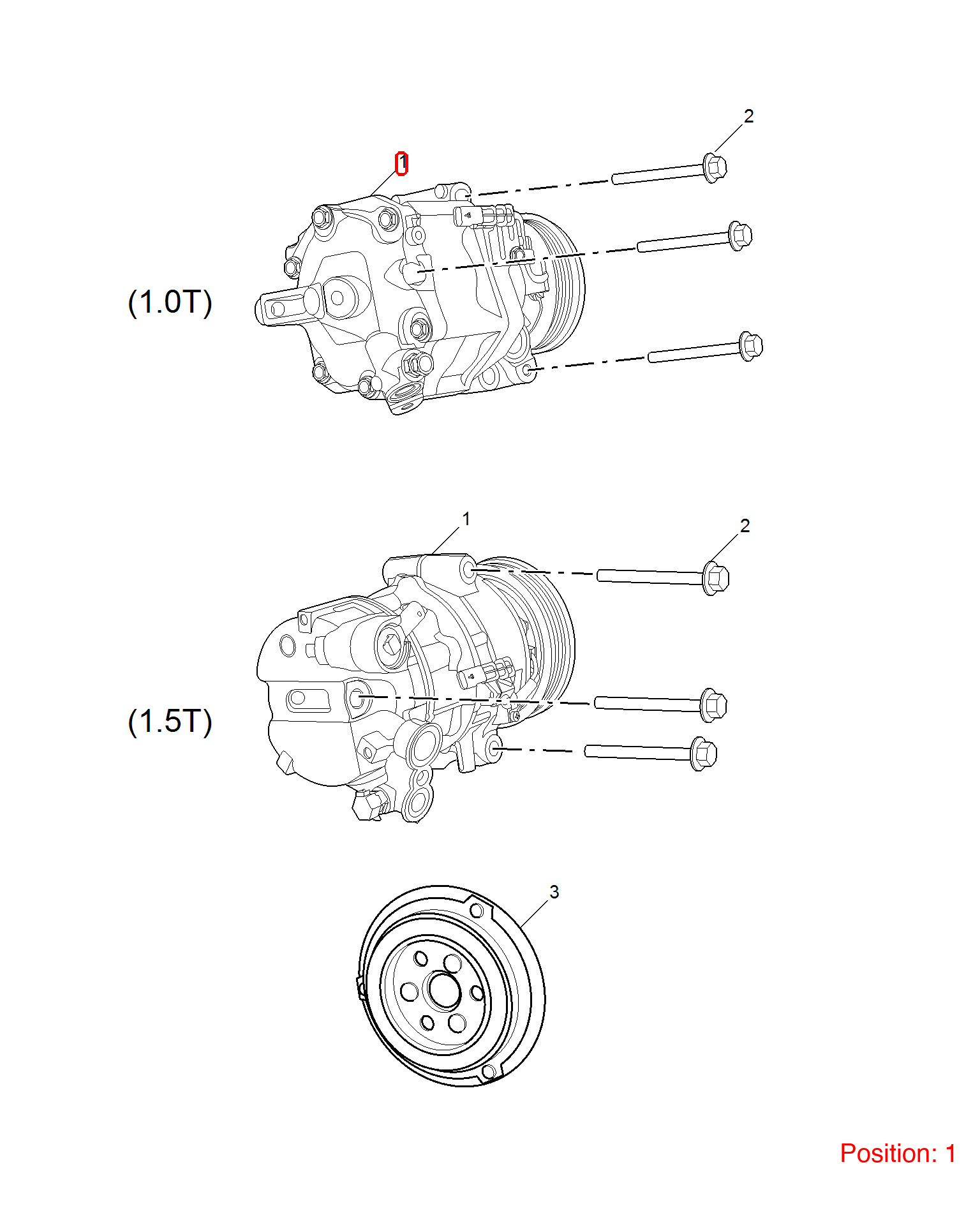 MG A/C Compressor OEM 10070083 FOR MG MG6 10070083-MG_OEM