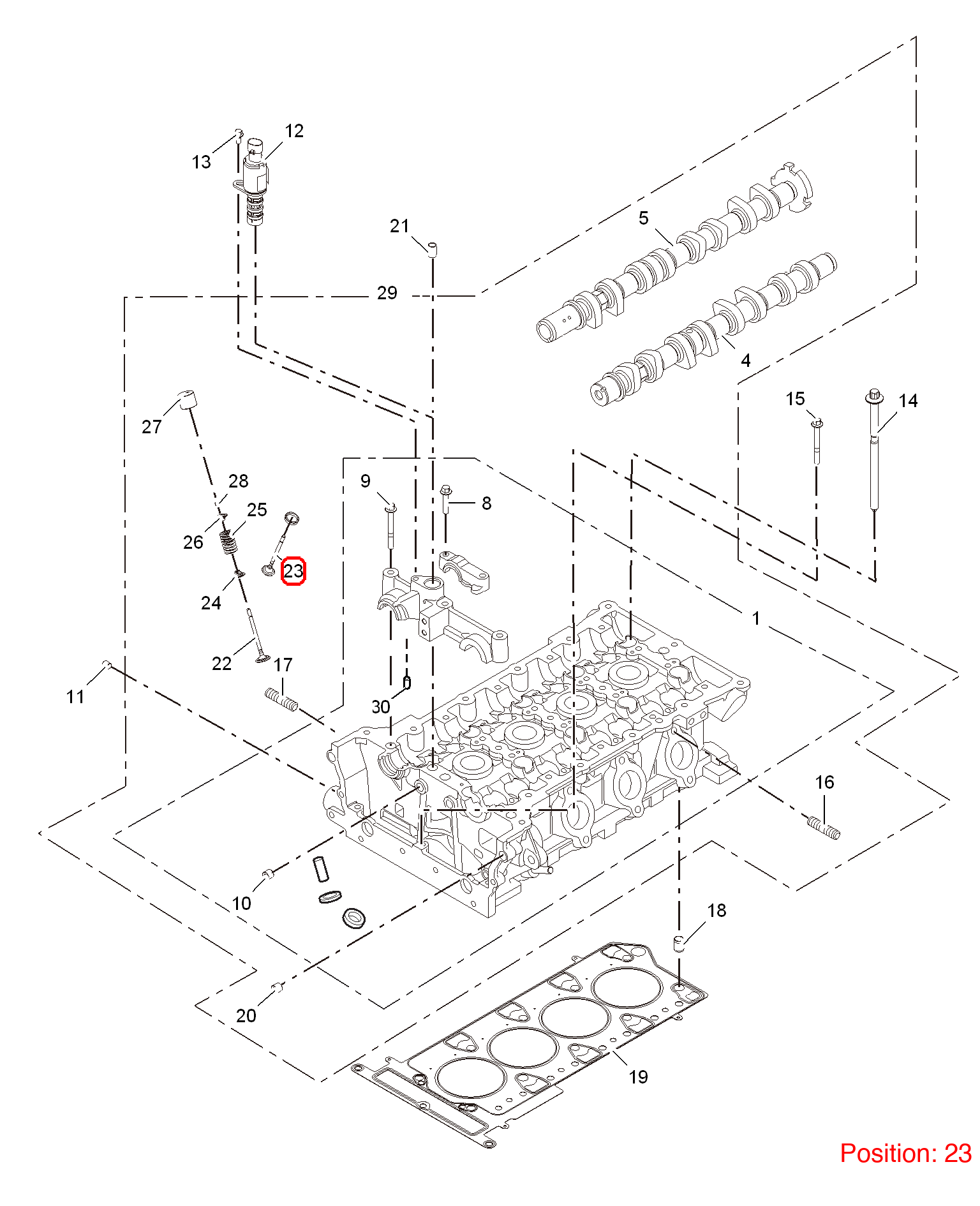 MG Valve OEM 10077055 FOR MG350 MG5 10077055-MG_OEM
