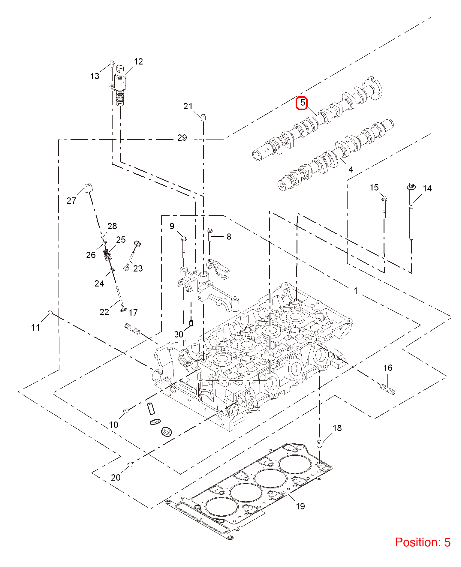 MG Camshaft OEM 10080032 10080032-MG_OEM