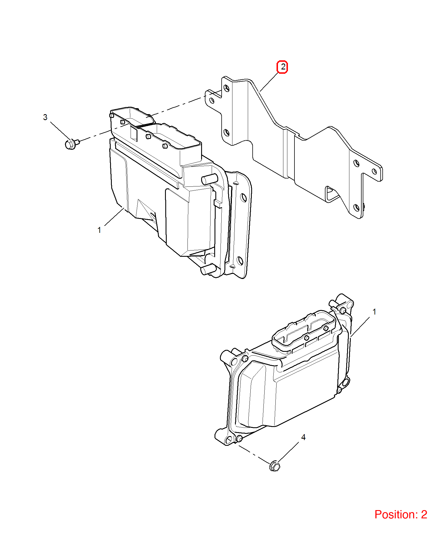 MG Engine computer bracket OEM 10081827 FOR MG350 10081827-MG_OEM
