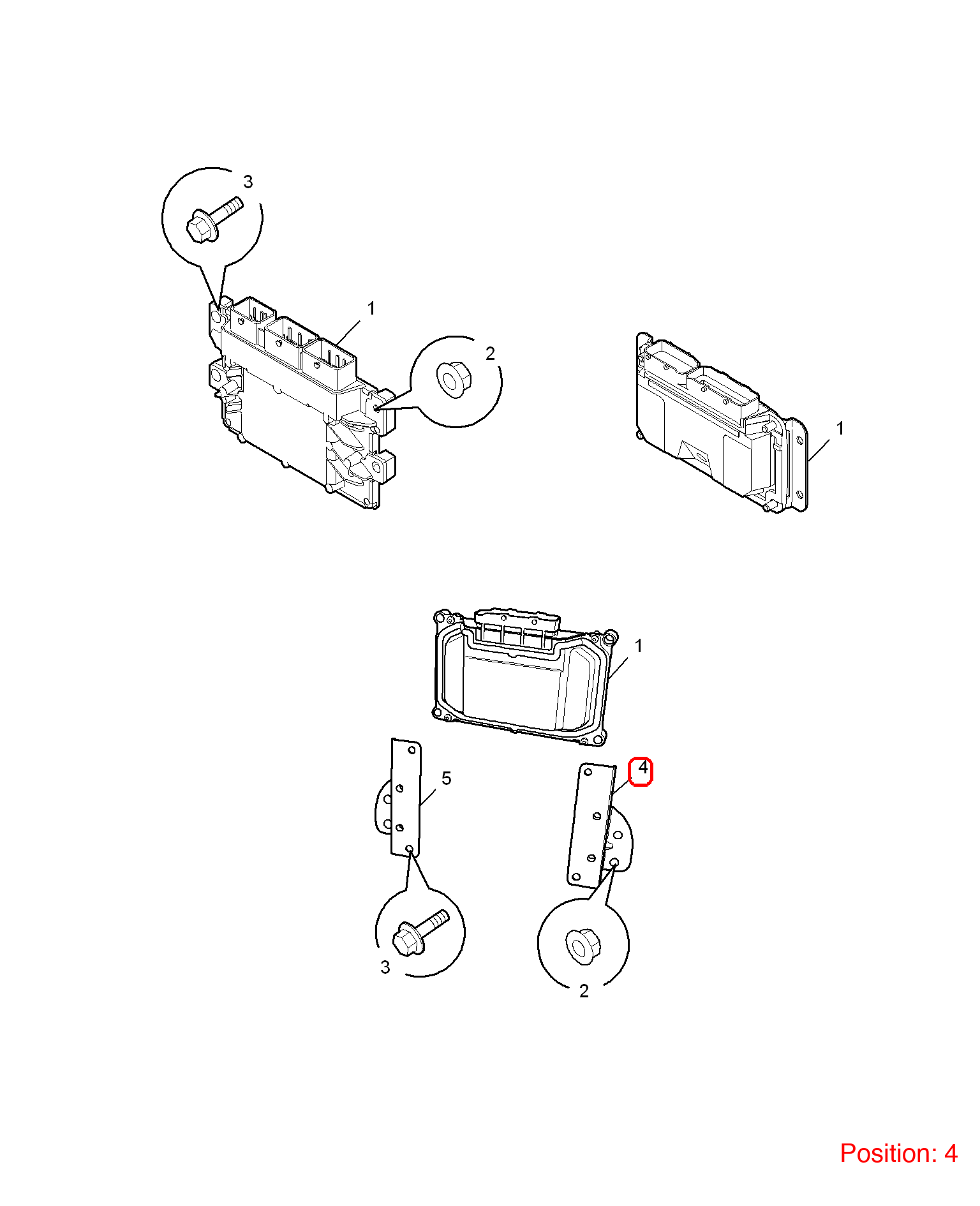 MG Engine computer bracket OEM 10082640 FOR MG6 10082640-MG_OEM