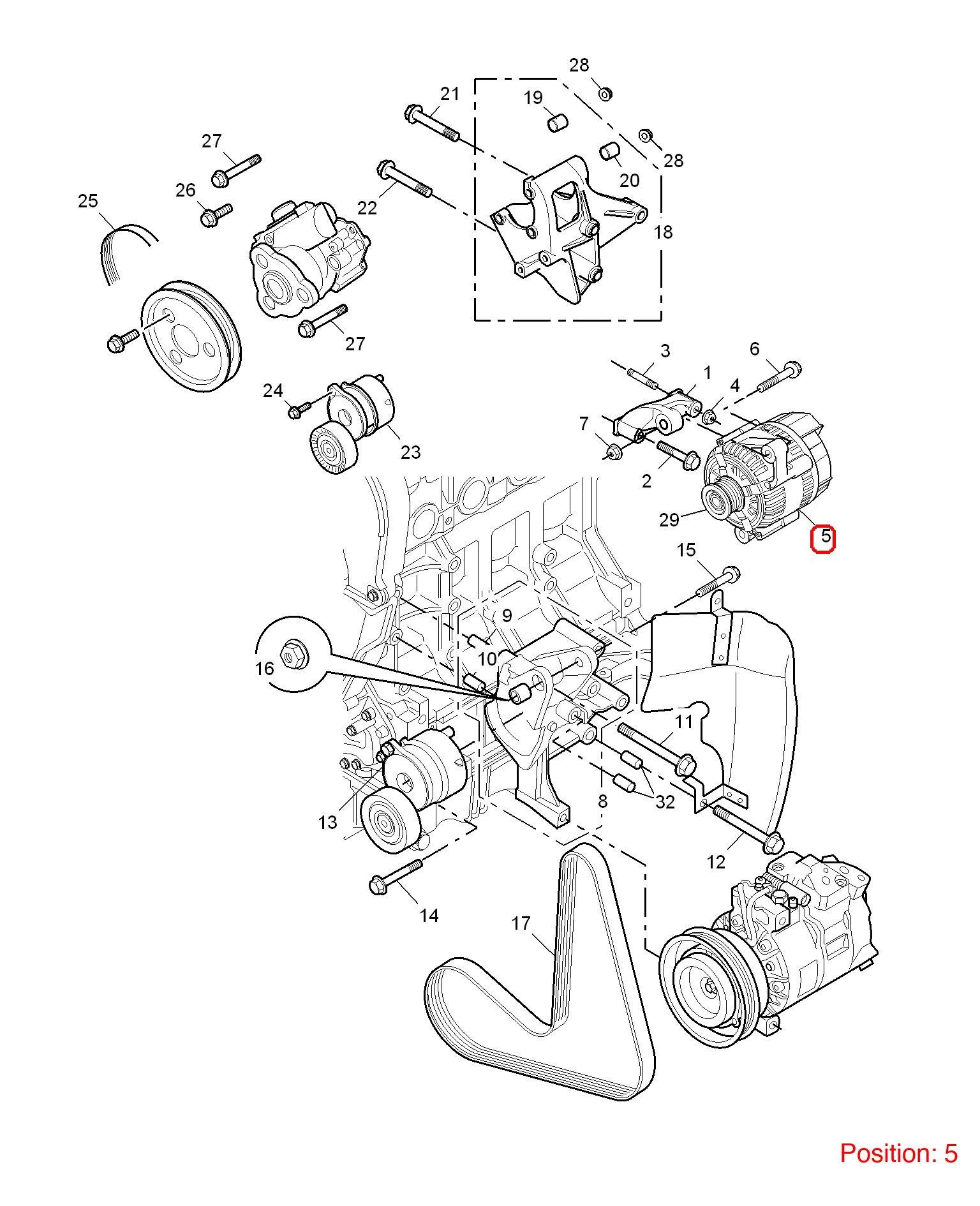MG Generator OEM 10088439 FOR MG6 MG550 10088439-MG_OEM