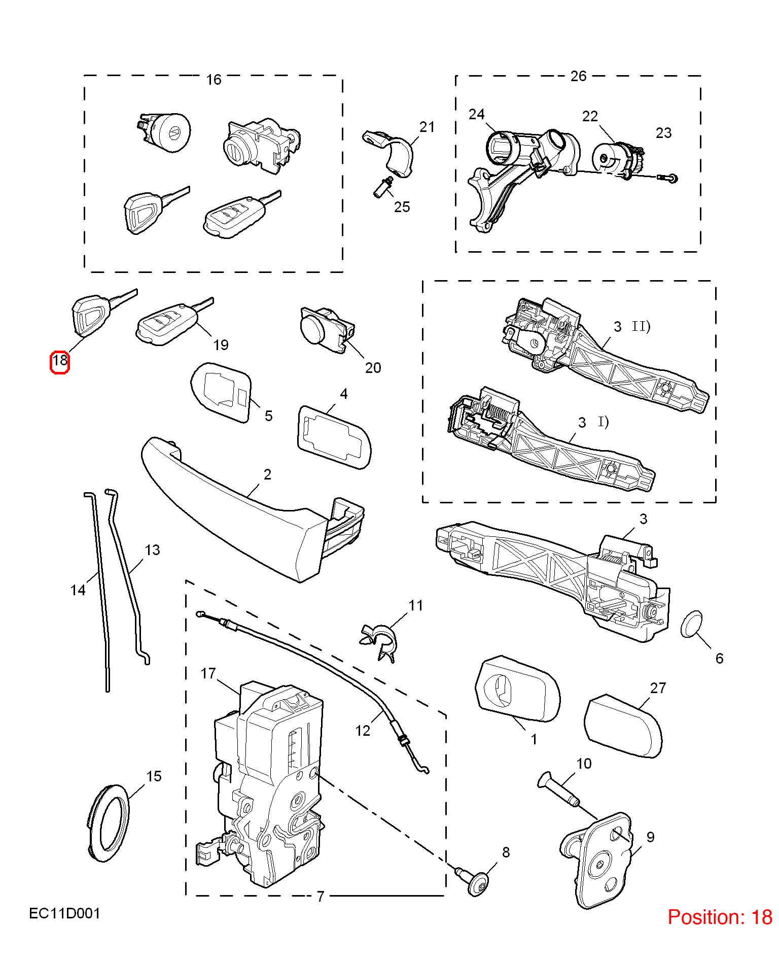MG Key OEM 10090616SKYP FOR MG5 10090616SKYP-MG_OEM