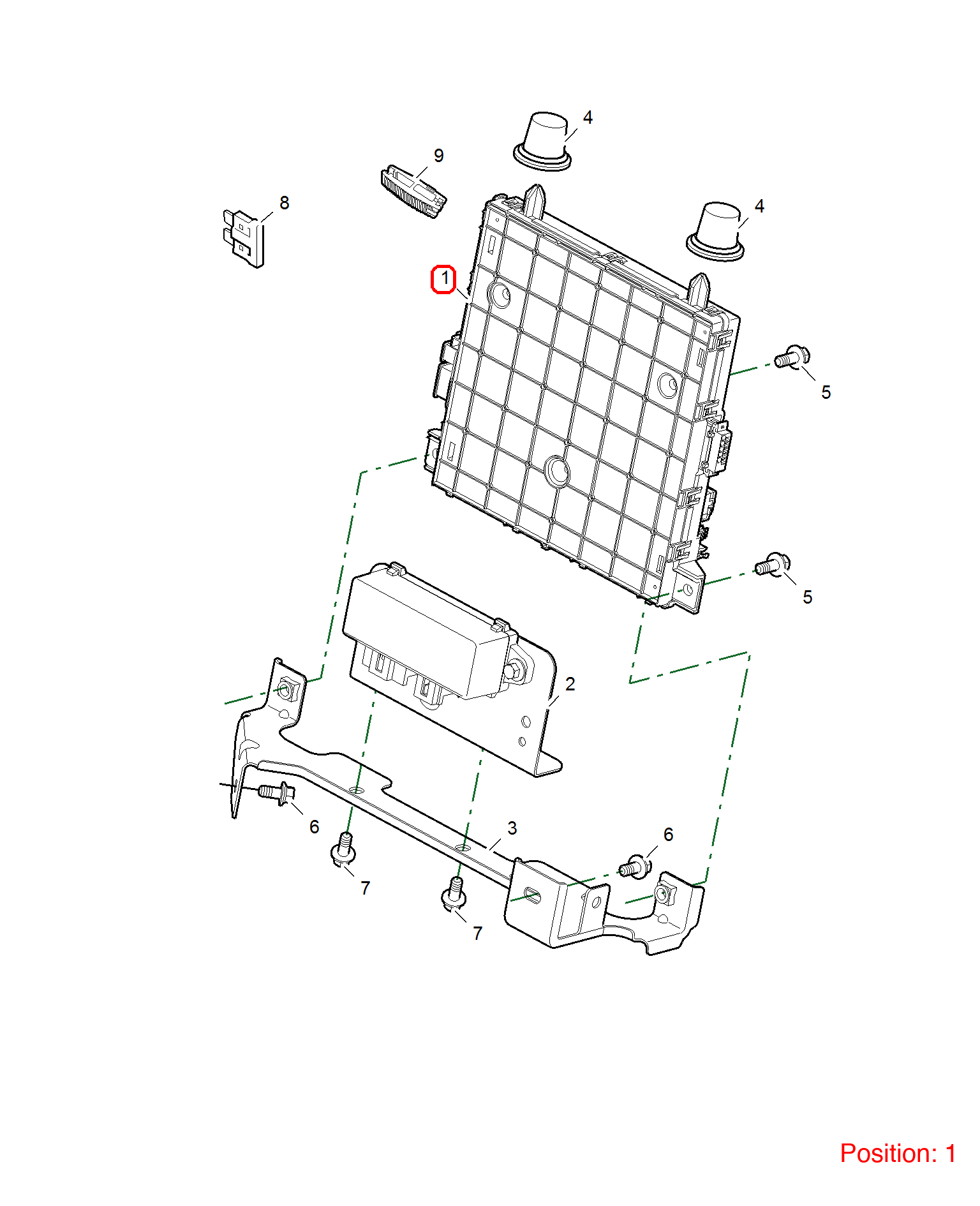 MG Body Control Module OEM 10091204 FOR MG6 MG550 10091204-MG_OEM