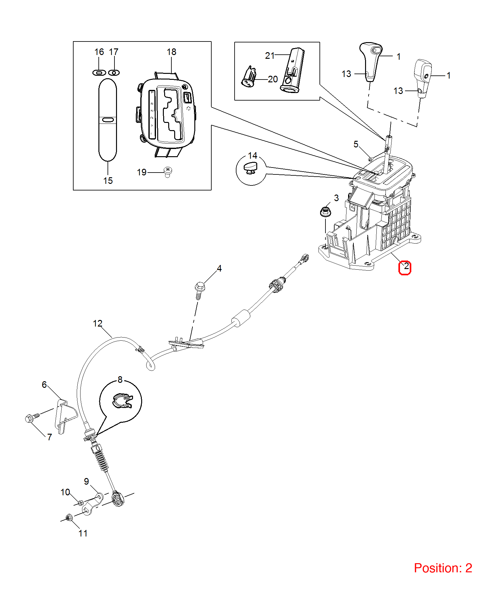 MG Shift lever assembly OEM 10093272 FOR MG5 10093272-MG_OEM