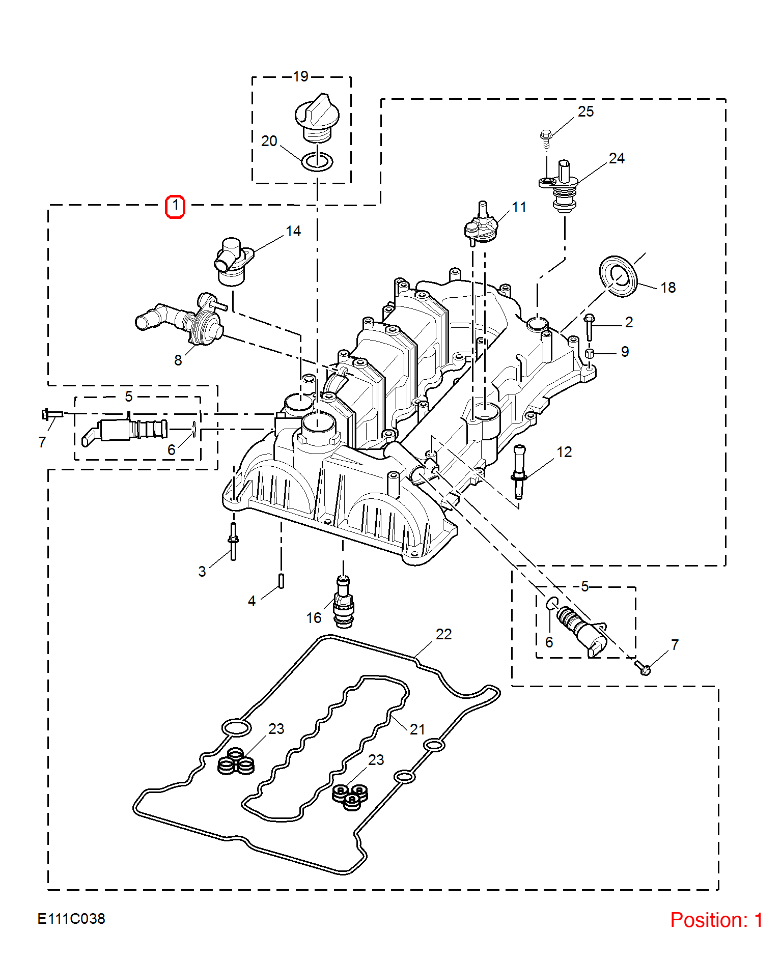 MG Valve chamber cover OEM 10094589 FOR MG5 MG6 10094589-MG_OEM
