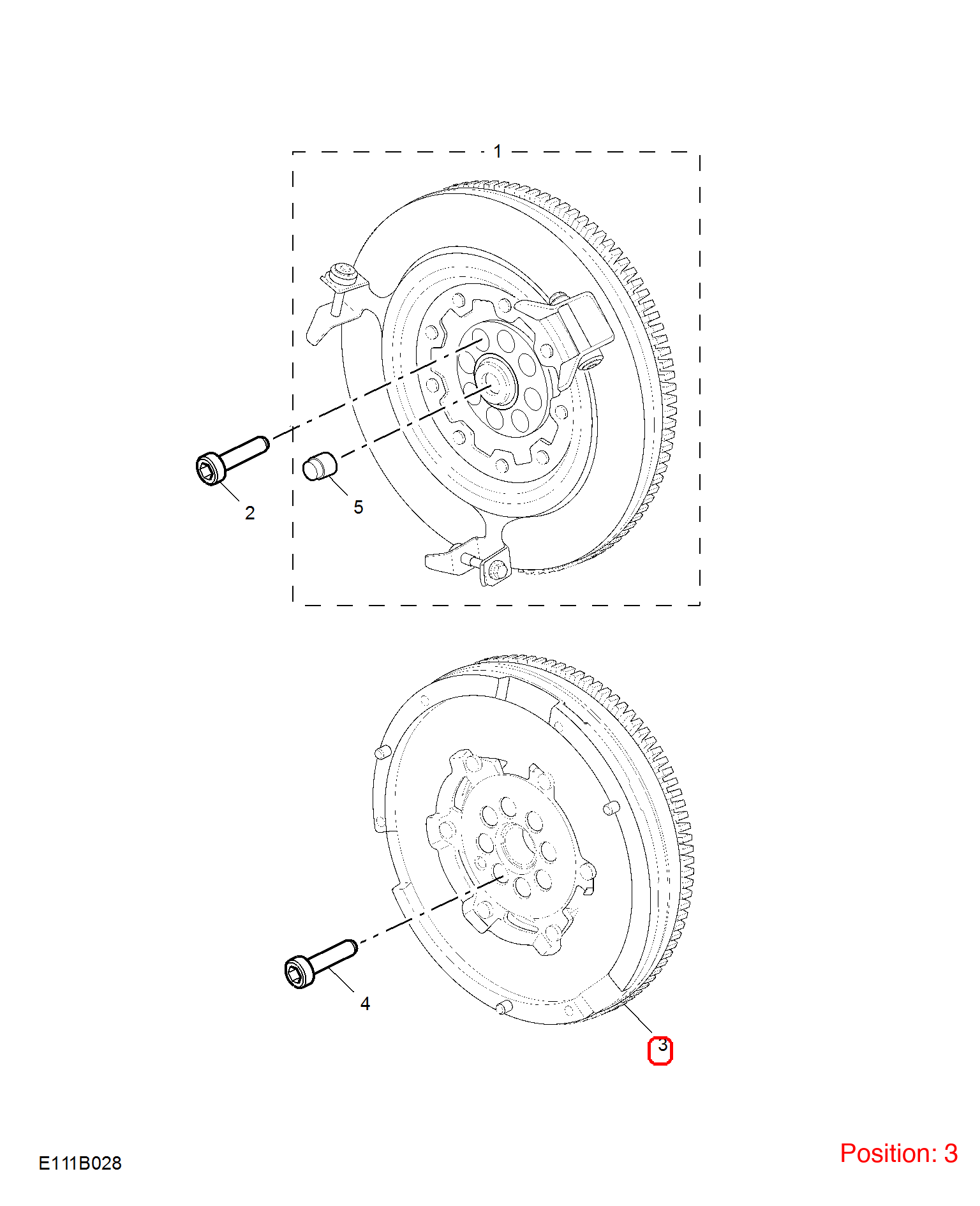 MG Flywheel OEM 10095976 FOR RX5 MG 10095976-MG_OEM