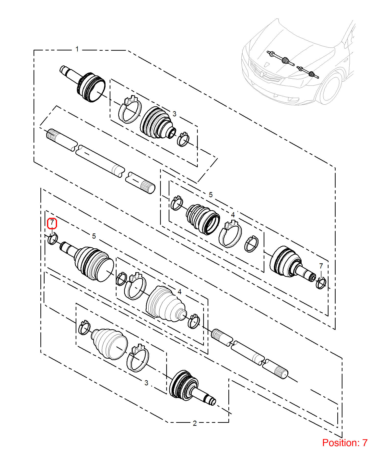MG Half shaft circlip OEM 10099334 FOR MG350 10099334-MG_OEM