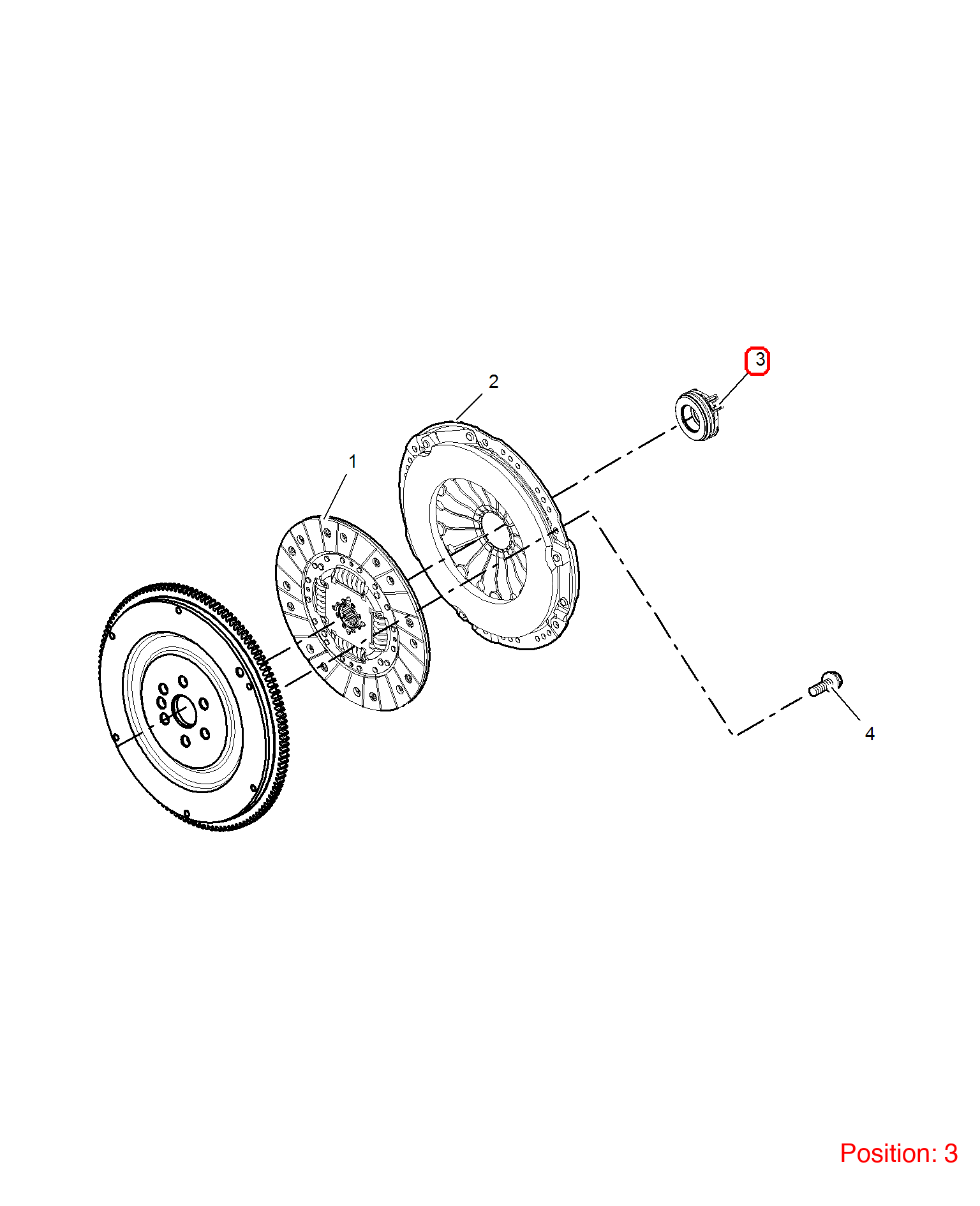 MG Clutch bearing OEM 10100210 FOR MG350 MG5 MG 10100210-MG_OEM