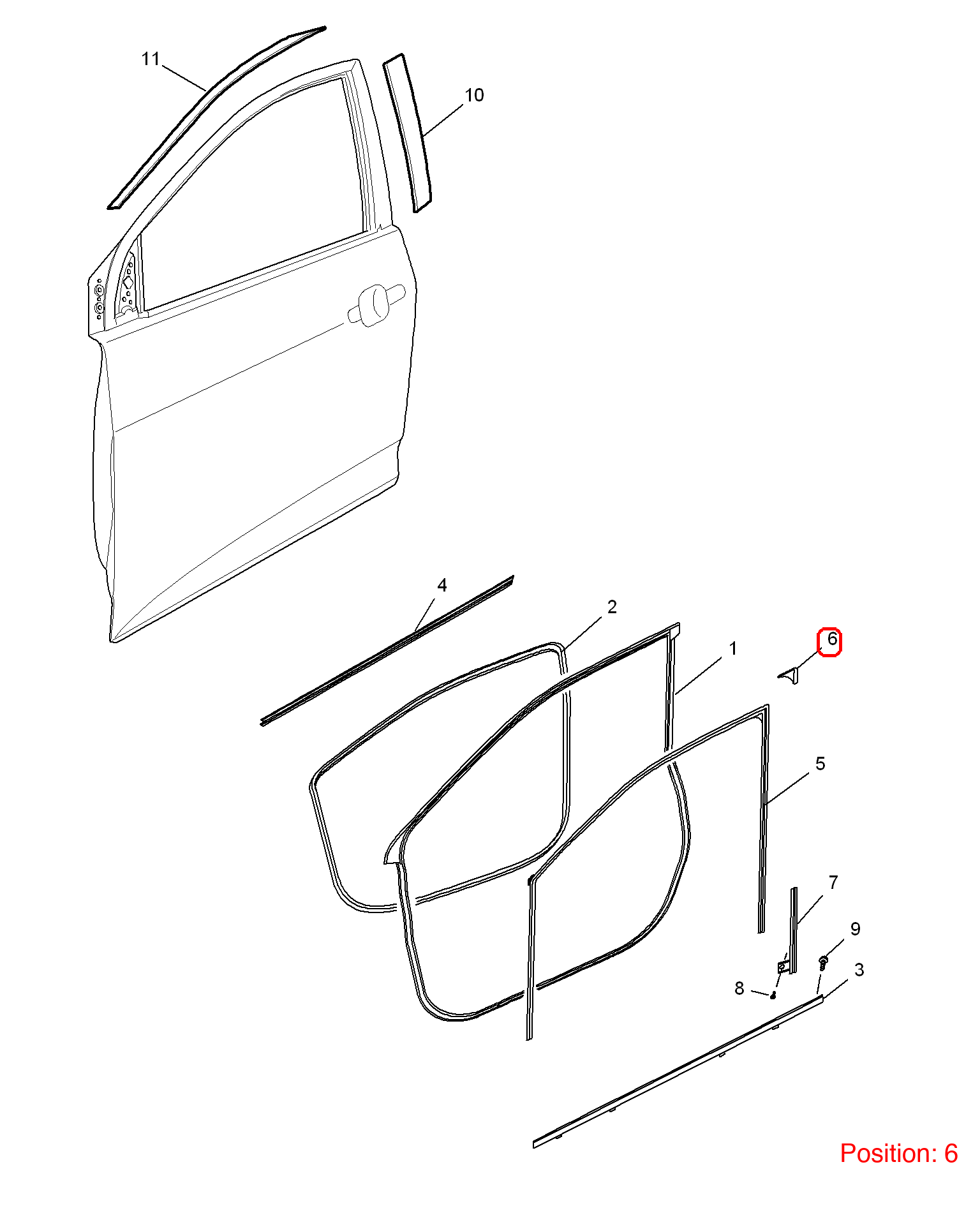 MG Trim cover OEM 10100640 FOR MG 10100640-MG_OEM