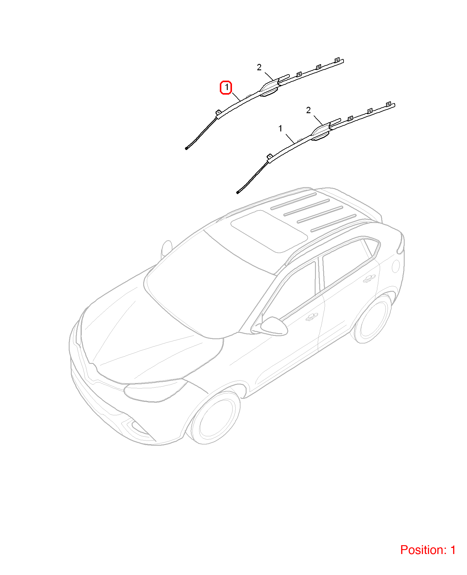 MG Side air curtain OEM 10101887 FOR MG 10101887-MG_OEM