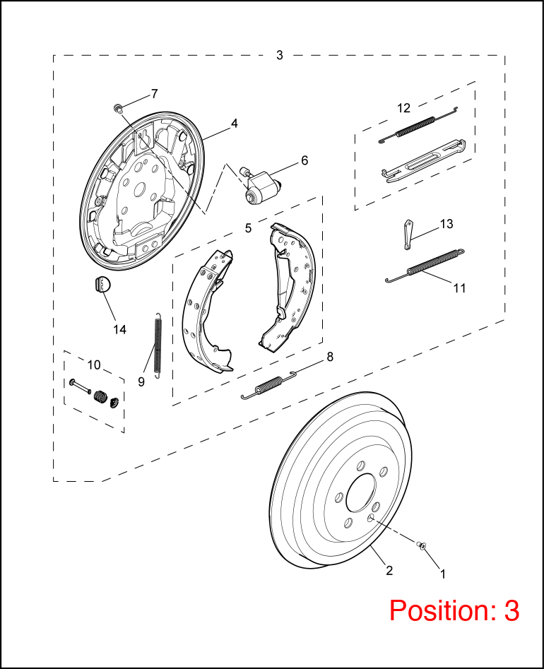 MG Brake assembly OEM 10103163 FOR MG350 10103163-MG_OEM