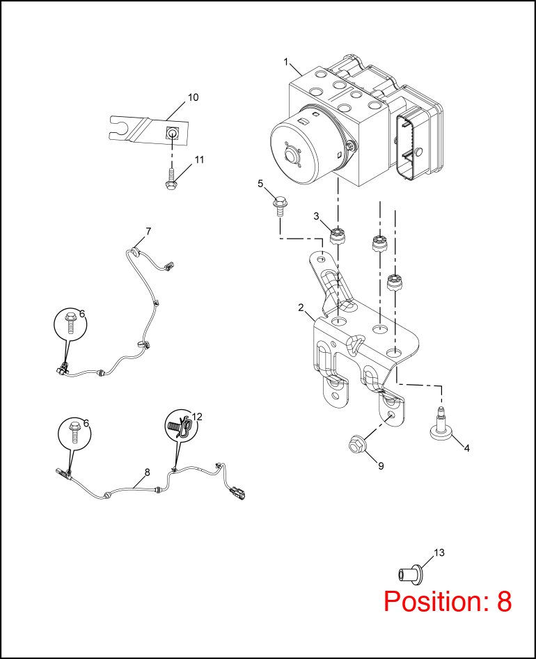 MG ABS sensor OEM 10103621 FOR MG350 10103621-MG_OEM