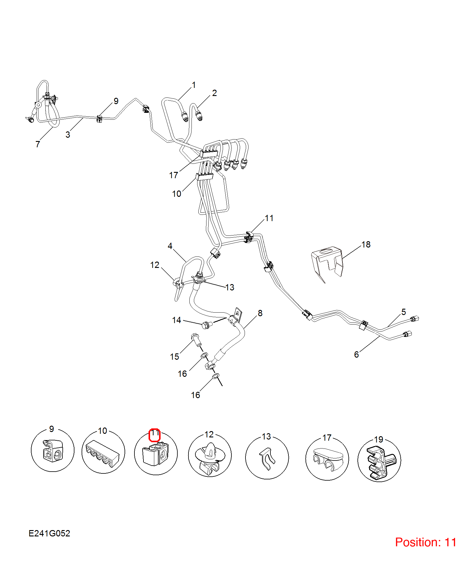 MG Buckle OEM 10107342 FOR MG 10107342-MG_OEM
