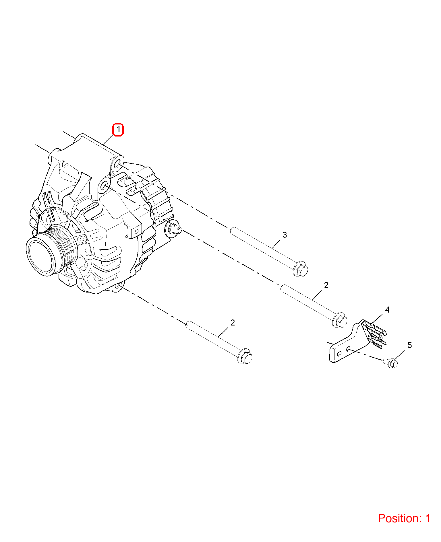 MG Generator OEM 10108763 FOR MG RX5 10108763-MG_OEM