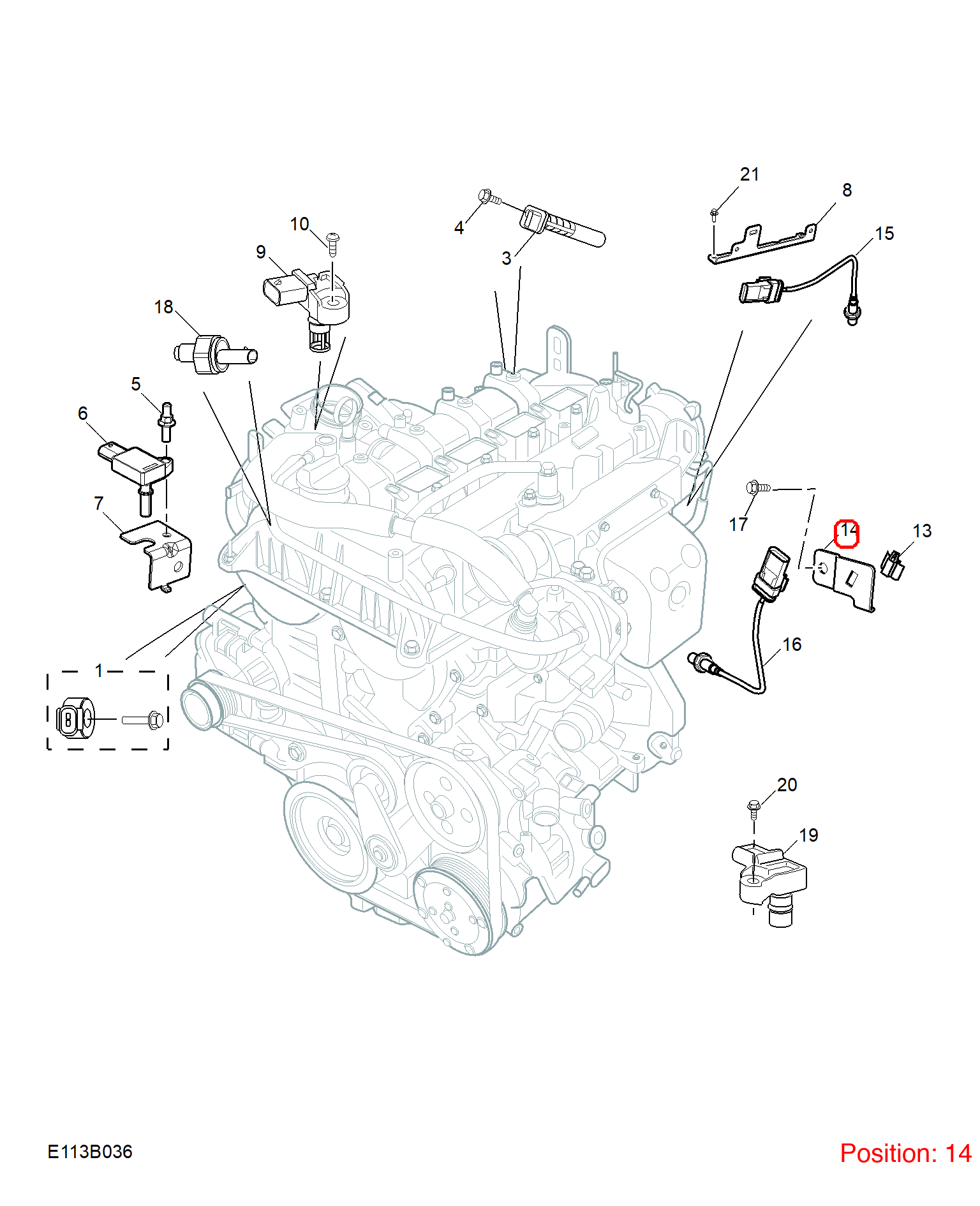 MG Bracket OEM 10110350 FOR RX5 MG MG5 MG6 10110350-MG_OEM