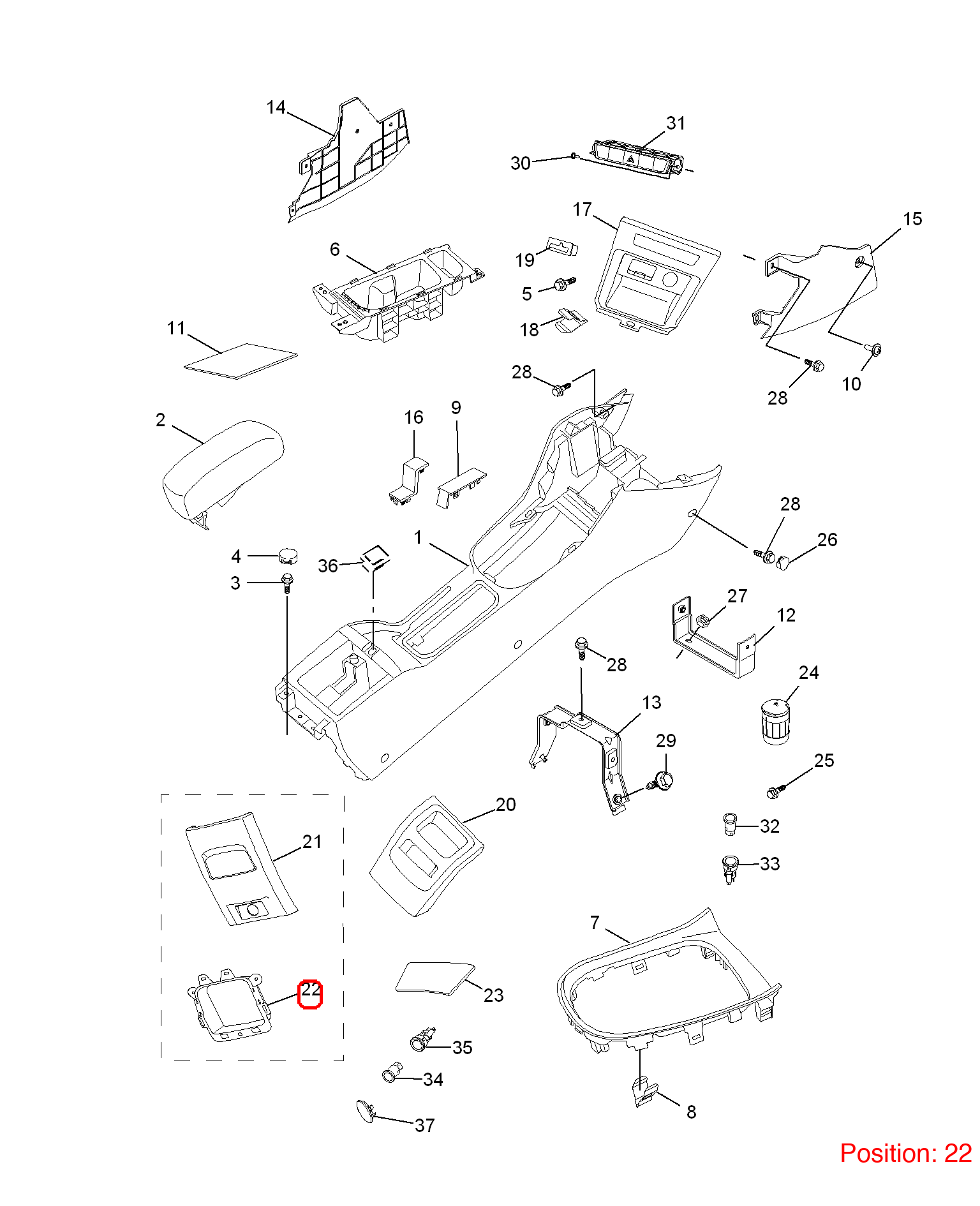 MG Ashtray OEM 10122050ASA 10122050ASA-MG_OEM