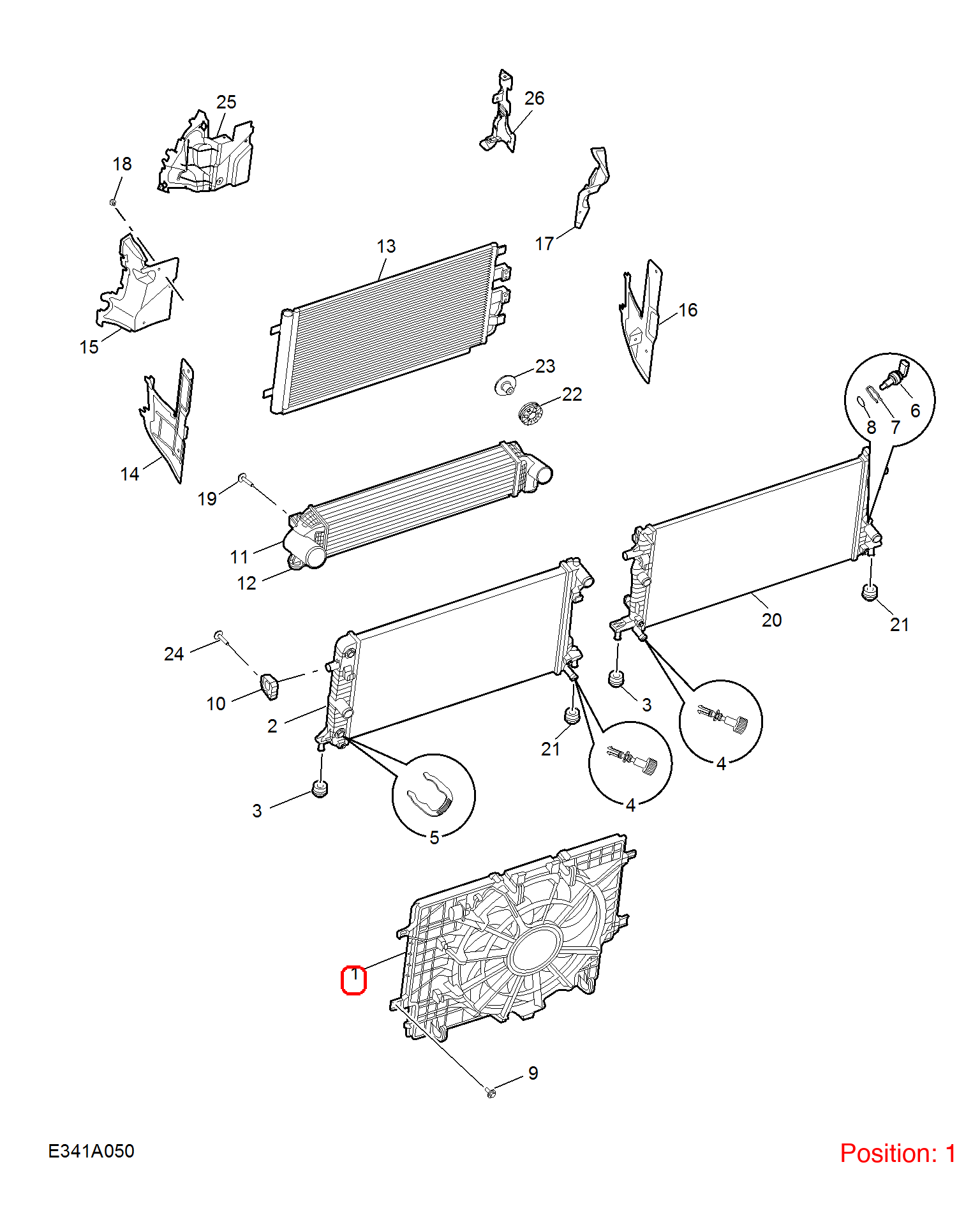 MG Electric fan OEM 10123183 FOR MG 10123183-MG_OEM
