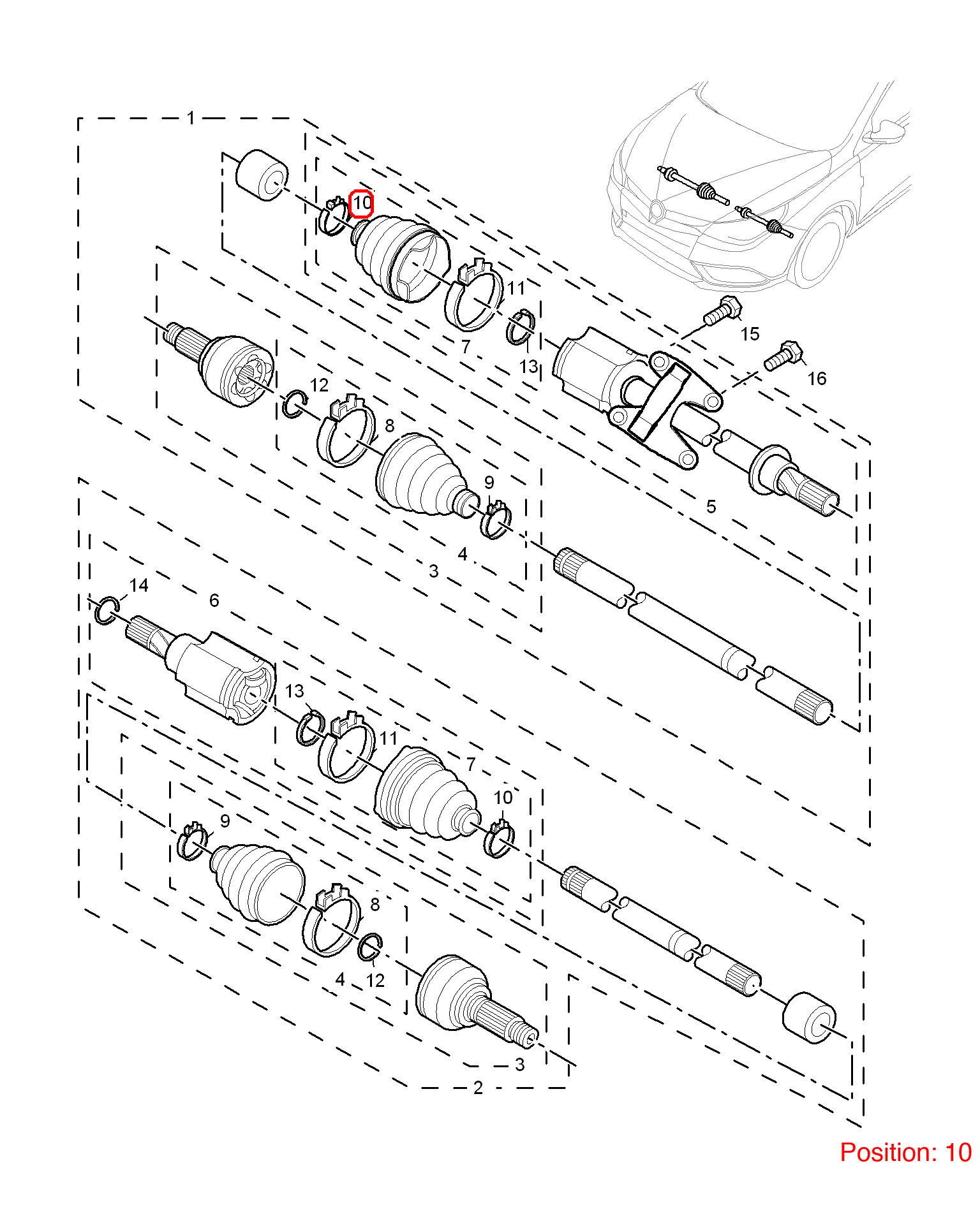 MG Clamp OEM 10123937 FOR MG5 MG350 10123937-MG_OEM