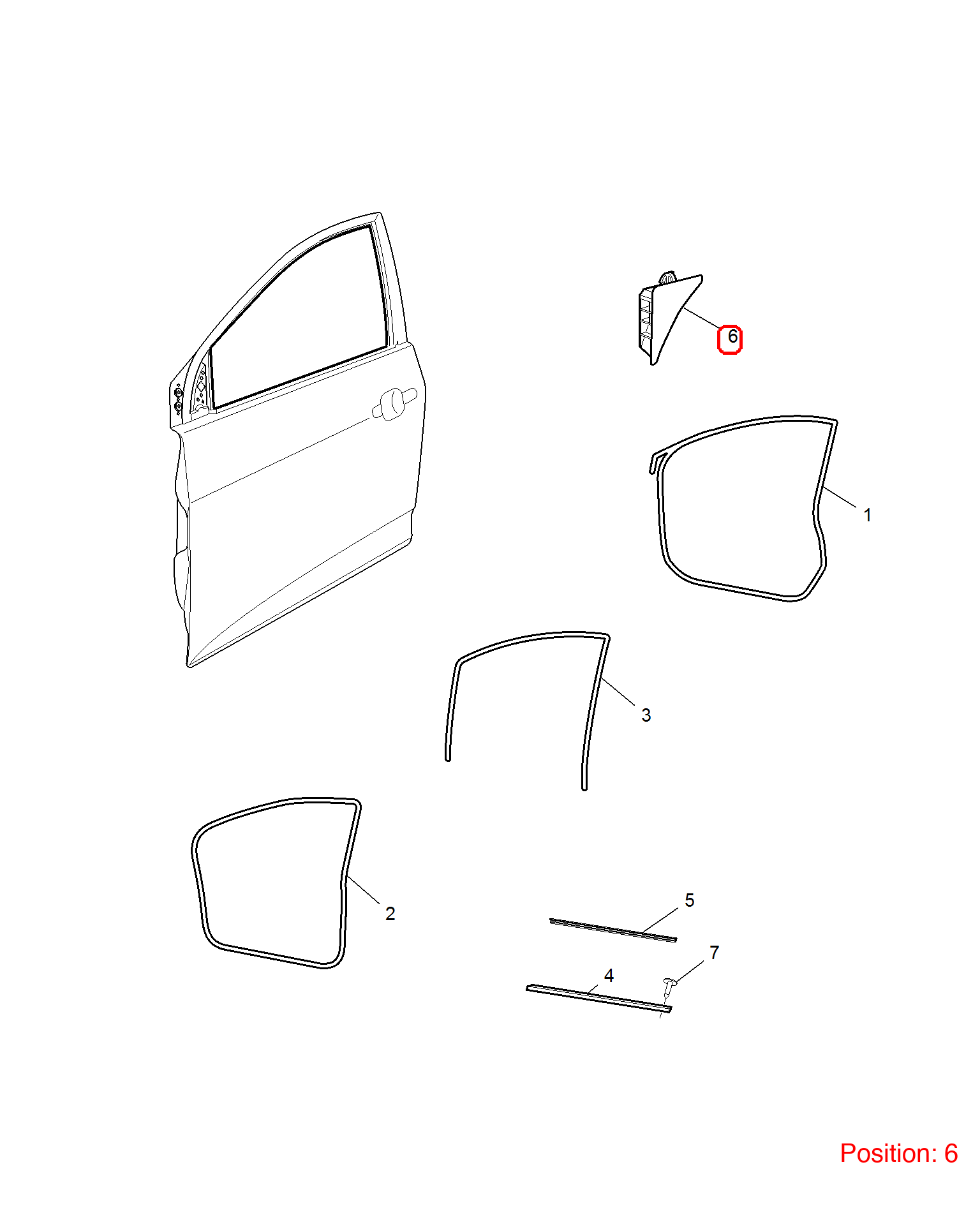MG Trim cover OEM 10125123 10125123-MG_OEM
