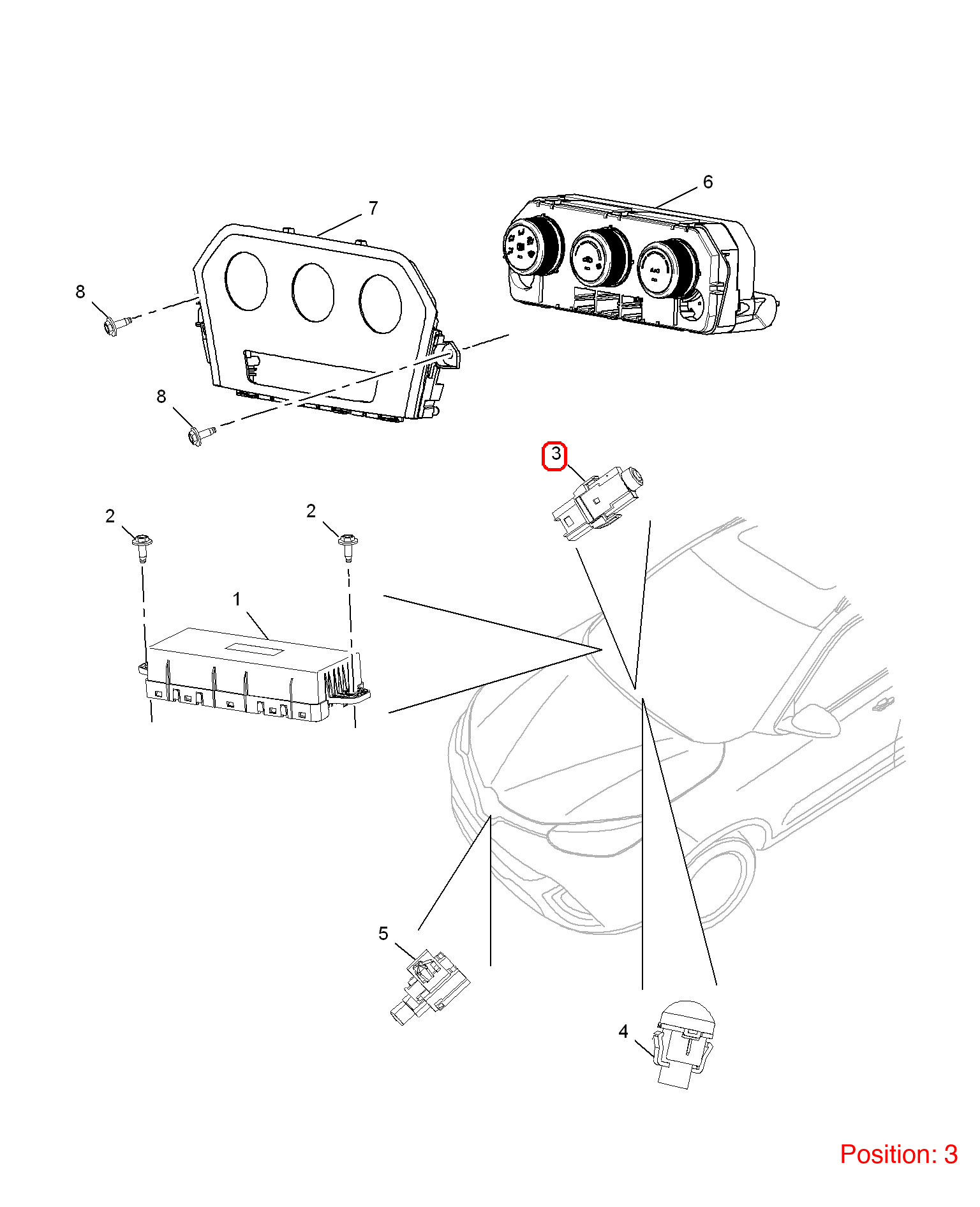 MG Interior temperature sensor OEM 10126713 FOR MG 10126713-MG_OEM