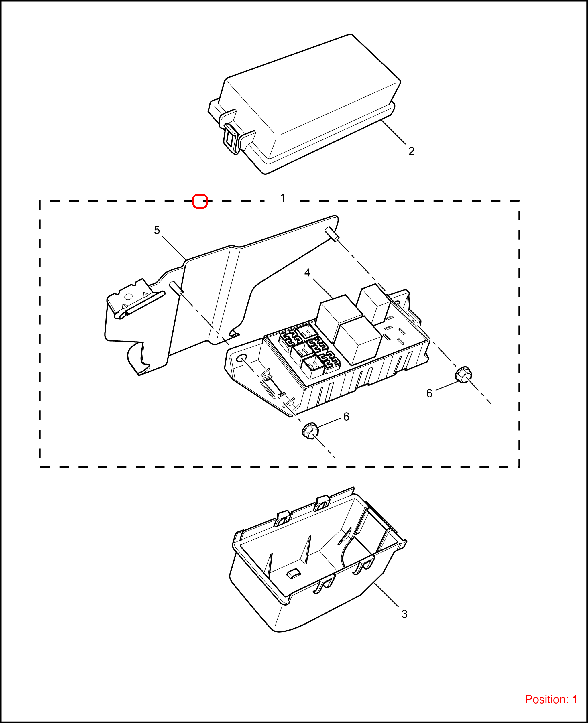 MG Fuse box OEM 10128132 FOR MG5 MG350 10128132-MG_OEM