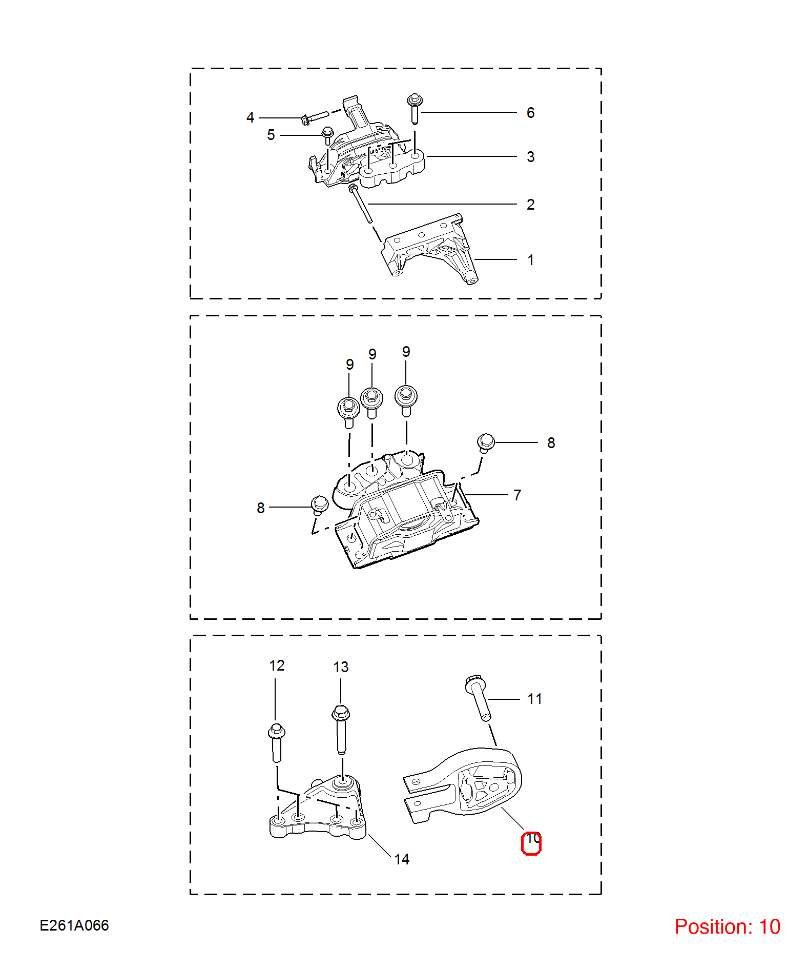 MG Engine mount OEM 10128139 FOR MG5 MG6 10128139-MG_OEM